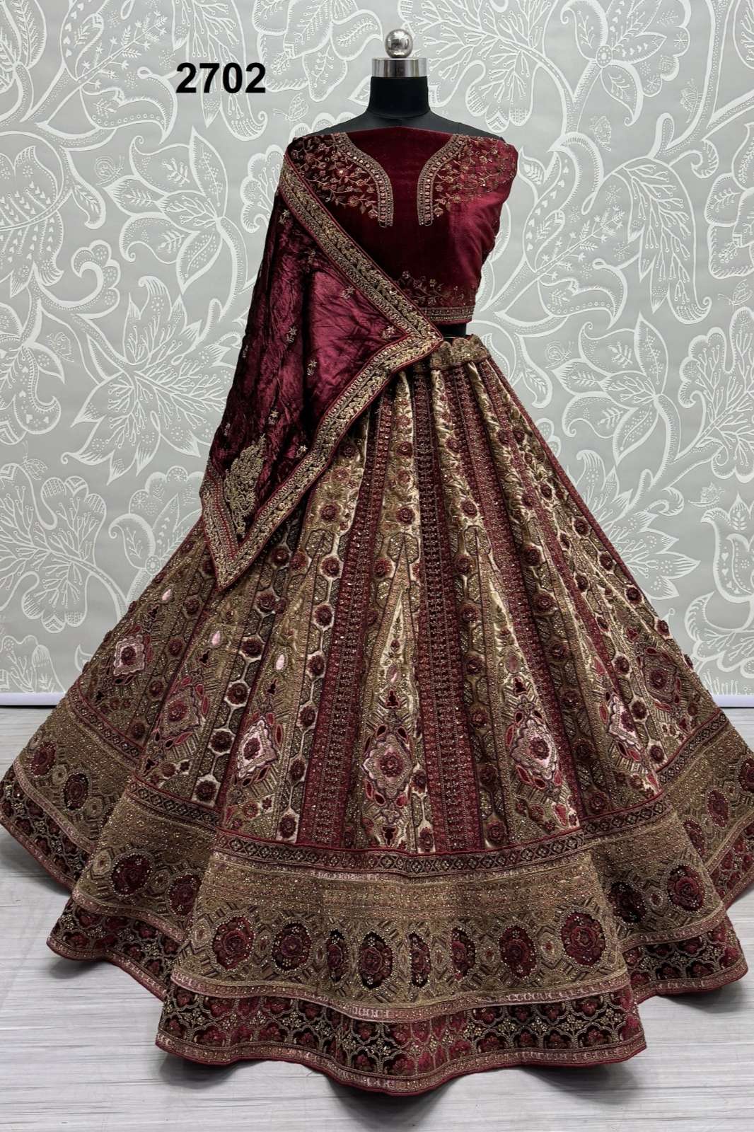 ANJANI ART 6714 2702 indian designer wedding wear lehenga choli