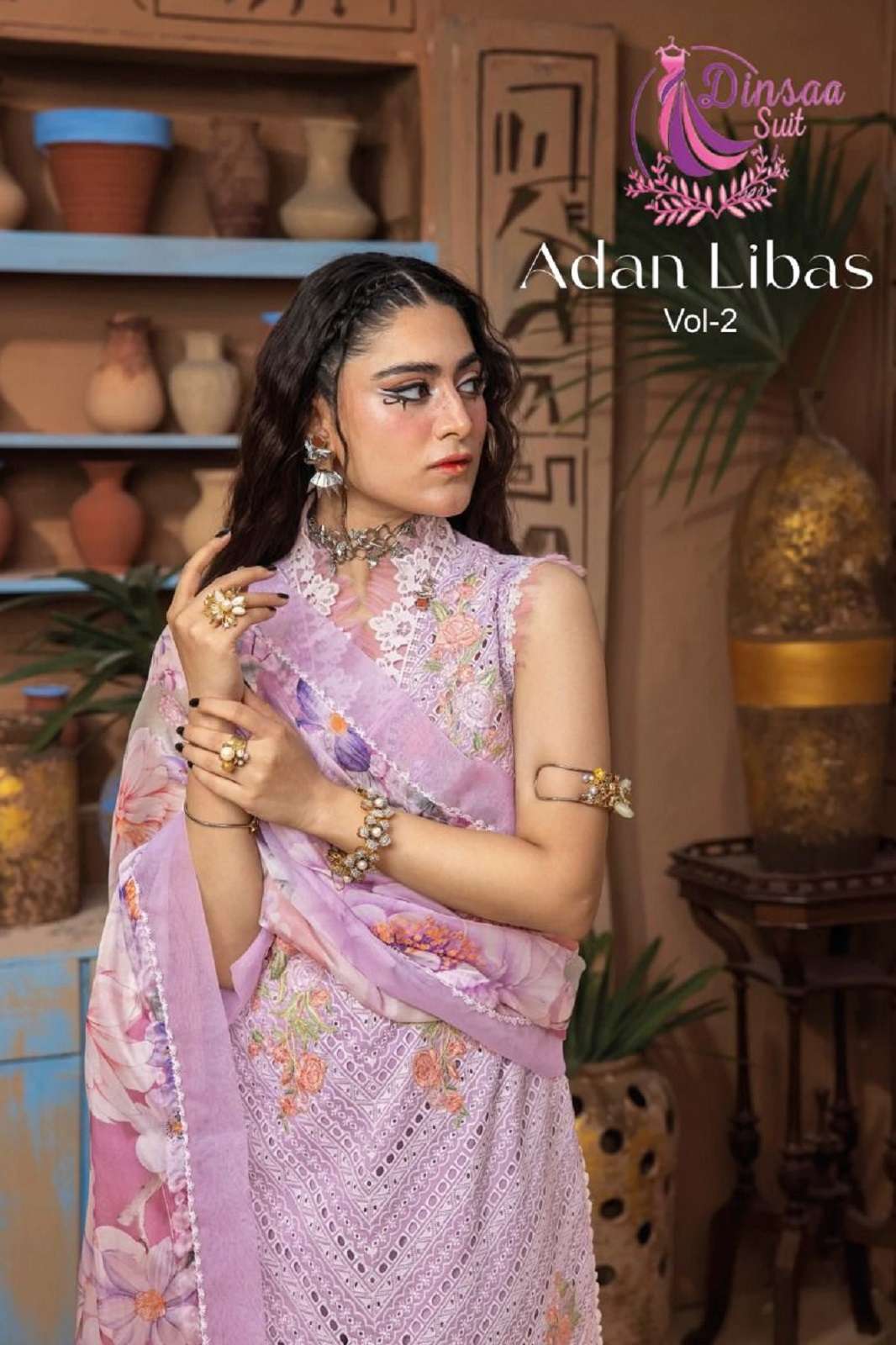 DINSAA SUITS ADAN LIBAS VOL 2 PAKISTANI COLLECTION