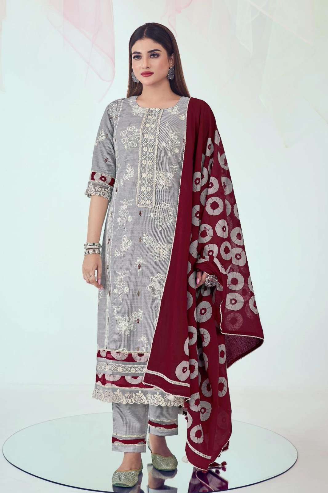 JAY VIJAY ???????? Vol-02 DESIGNER KHADI BLOCK PRINT COTTON SUIT