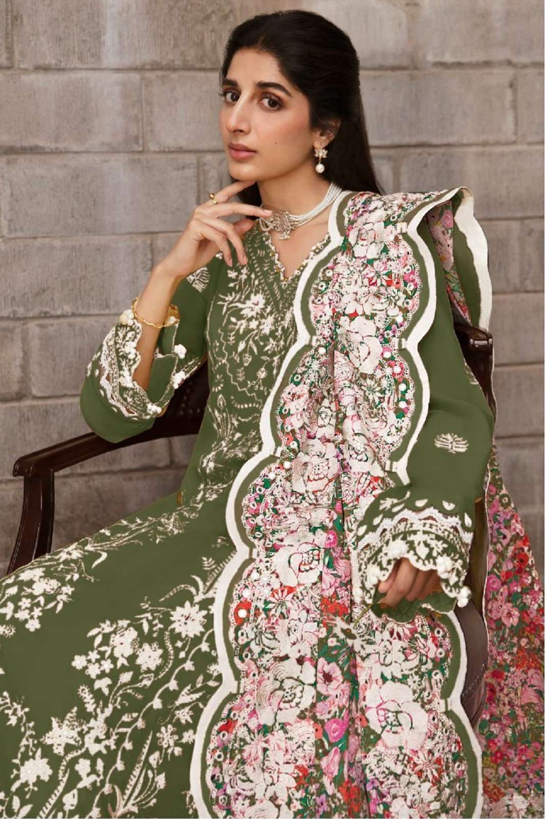 KALEESHA MARIYAM 159 SEMI STICHED PAKISTANI SUITS