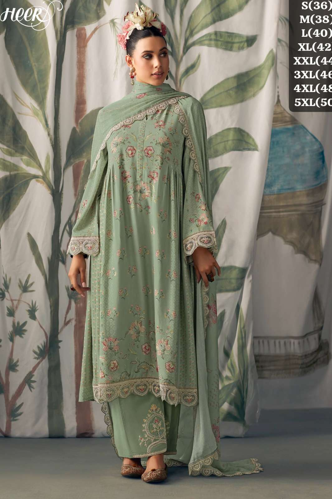 KIMORA 7104 MASHALLAH -KIMORA EID FESTIVAL SPECIAL DESIGNER ANARKALI SUIT