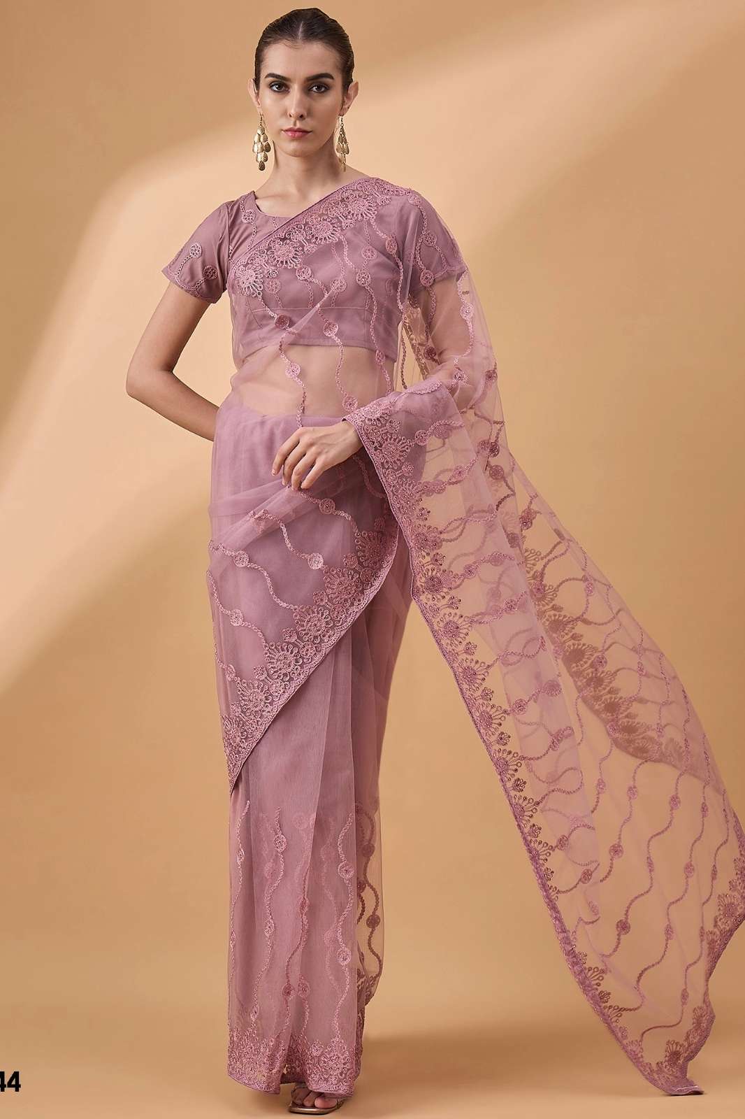 MAHOTSAV 6831RADHA VOL-02 WORK Embroidered designer net saree