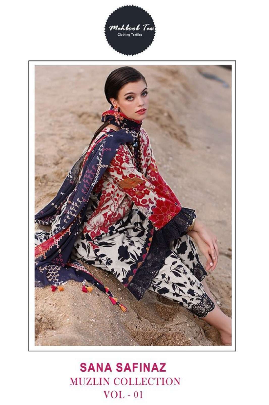 MEHBOOB TEX SANA SAFINAZ MUZLIN COLLECTION VOL 11