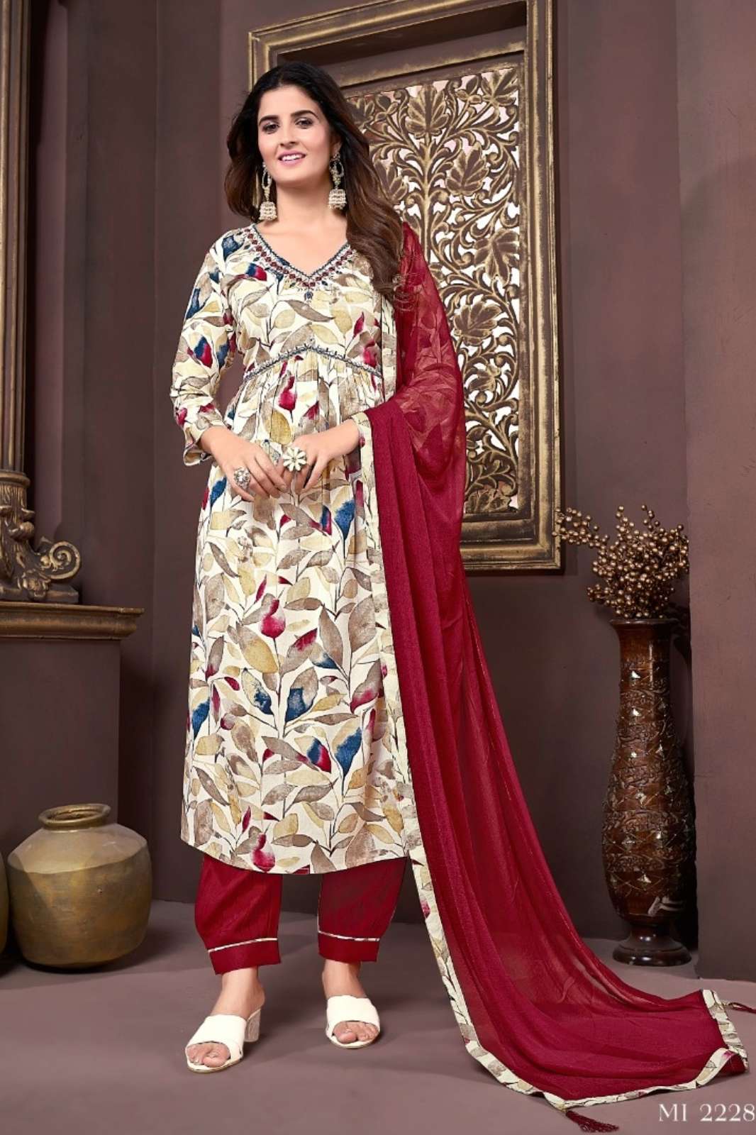 MOKSH 6703 AFGANI ALIA VOL-1?? summer wear designer salawar suit