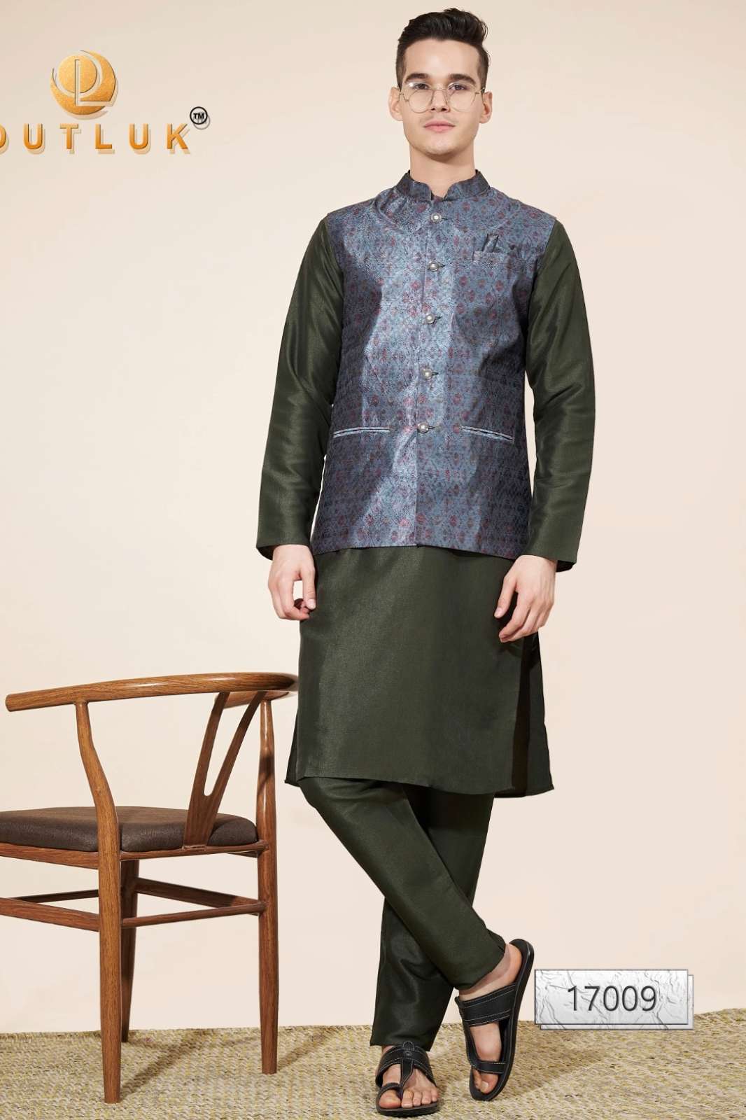 OUTLUK 6812 Outluk Wedding Collection Vol 17 festival wear designer silk kurta pajama