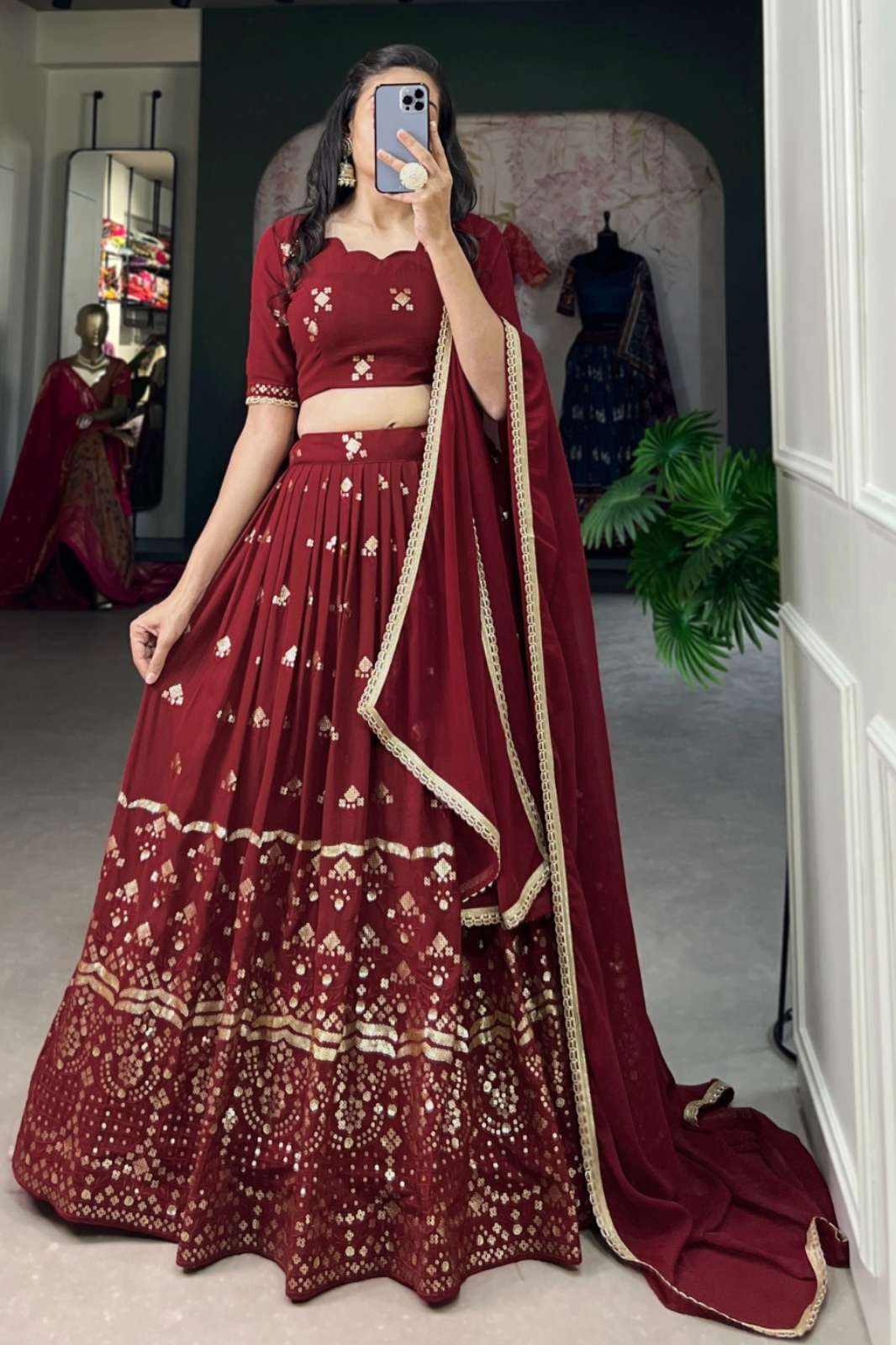 PAYAL CREATION 6863 1515MRN FESTIVAL WEAR DESIGNER LEHENGA CHOLI