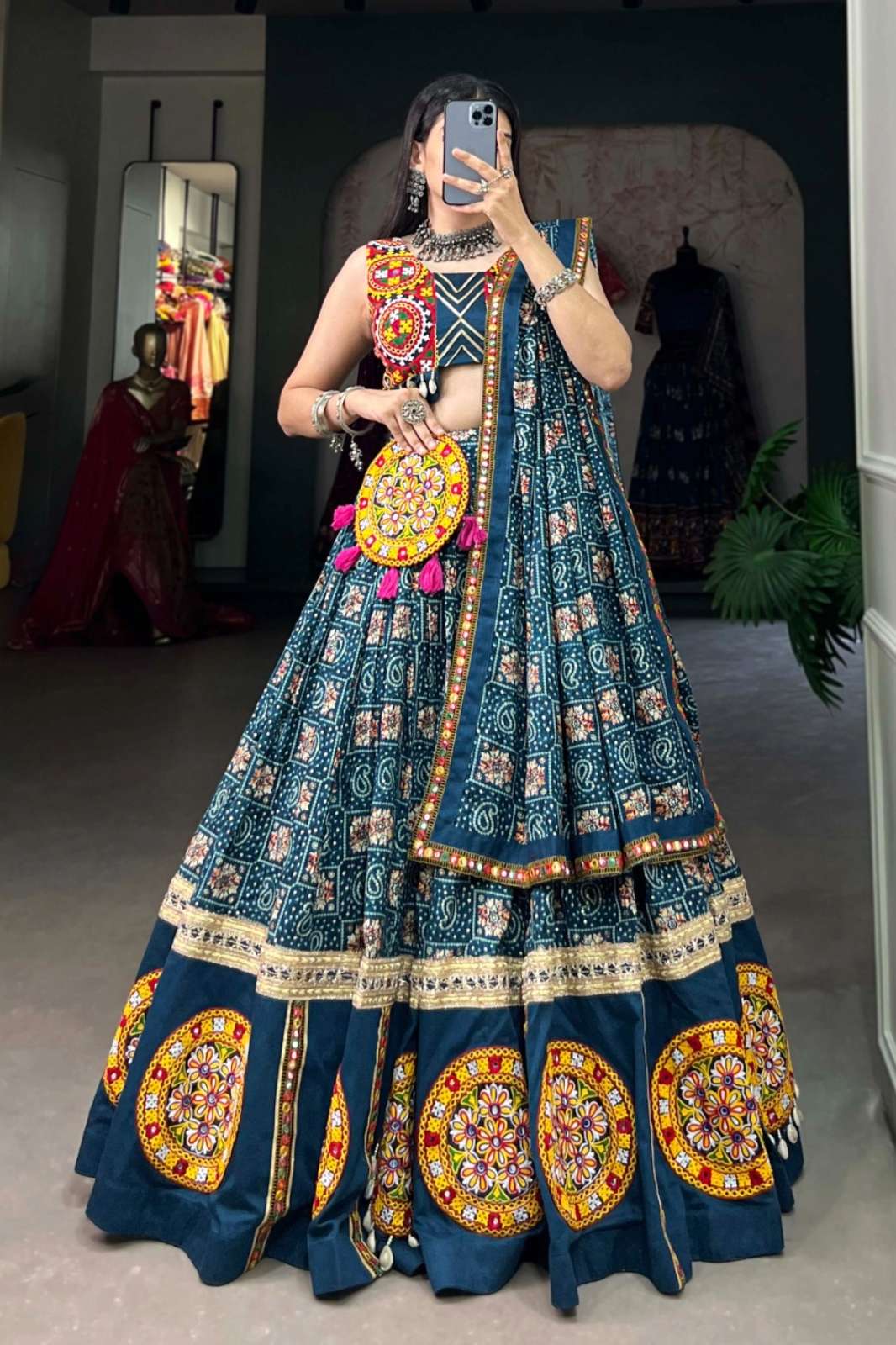 PAYAL CREATION 6865 1610TEL FESTIVAL WEAR DESIGNER PRINTED LEHENGA CHOLI