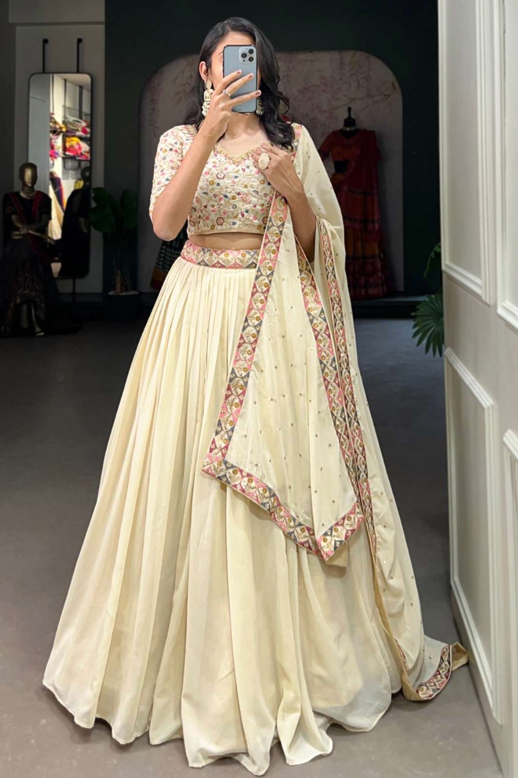 PAYAL CREATION 6895 1400OWT FESTIVAL WEAR DESIGNER GEORGETTE LEHENGA CHOLI