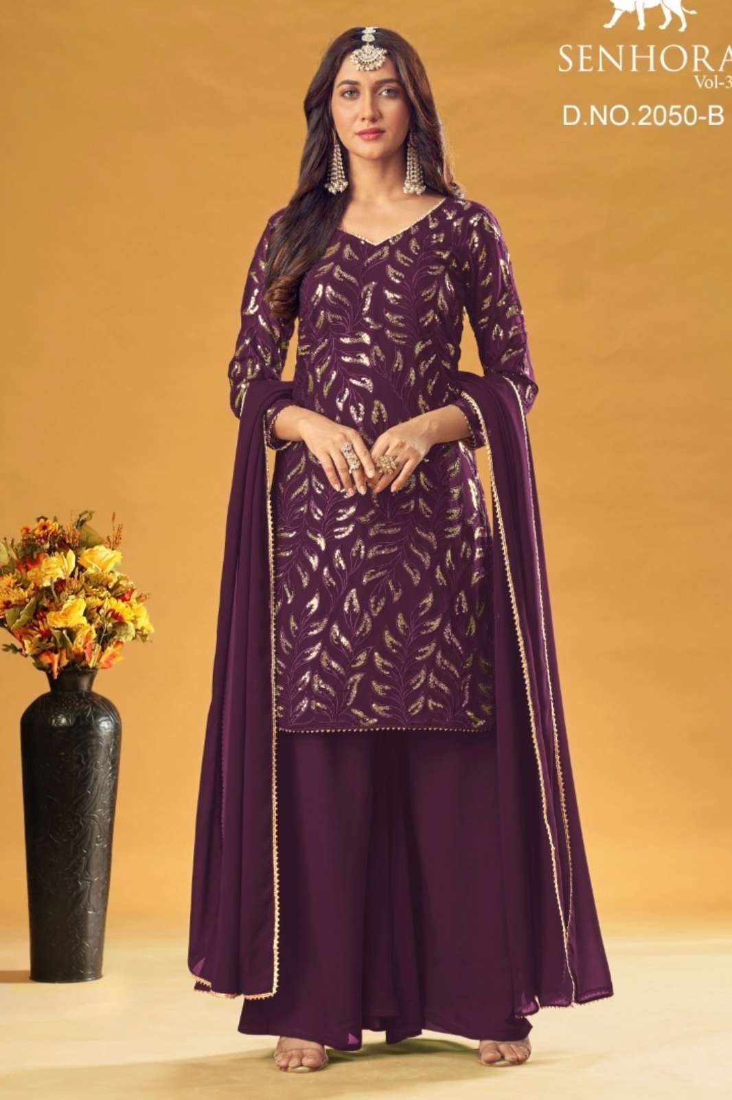 SENHORA 6697 2050 COLOUR EID SPECIAL DESIGNER SHARARA SUIT