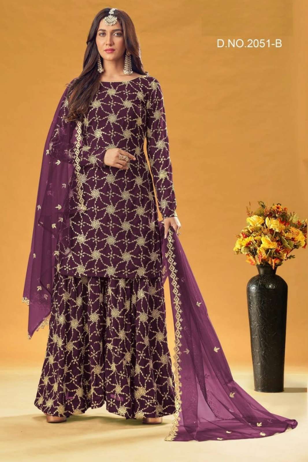 SENHORA 6949 2051 COLOR FESTIVAL EID SPECIAL DESIGNER SHARARA SUIT