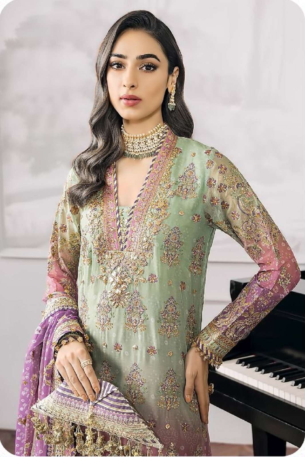 SHREE FAB K 5077 SEMI STICHED PAKISTANI SUITS