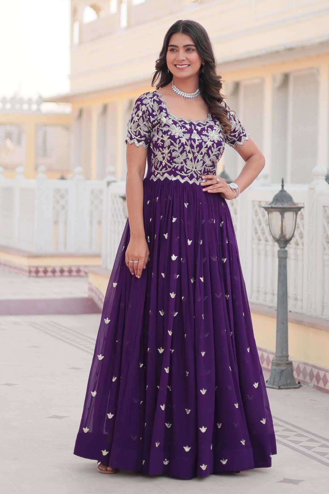 shri balaji emporium 6676 wedding wear designer fancy gown