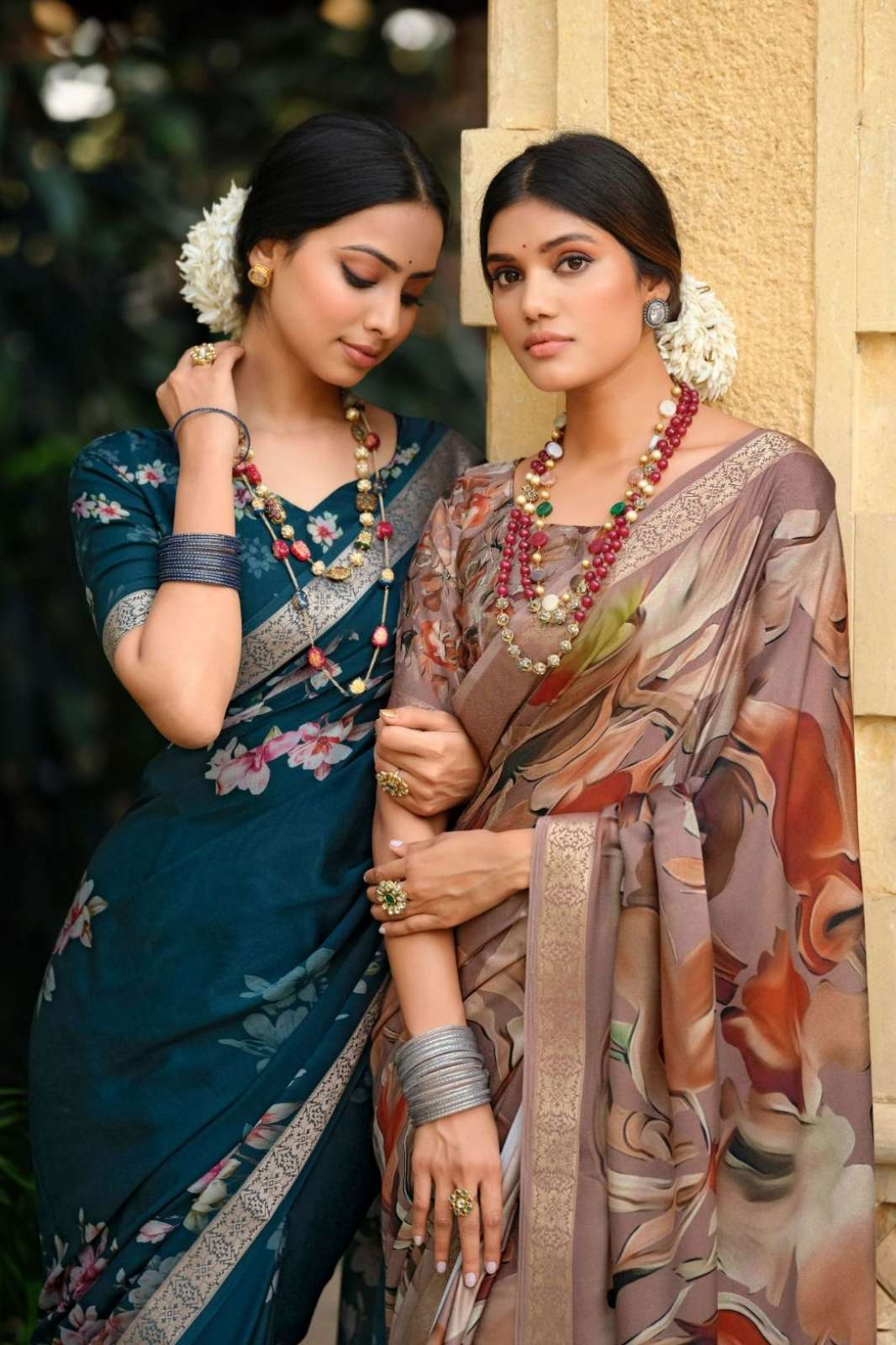 STAVAN SAHAR 6999 Pure Viscose Satin Saree With Digital Print