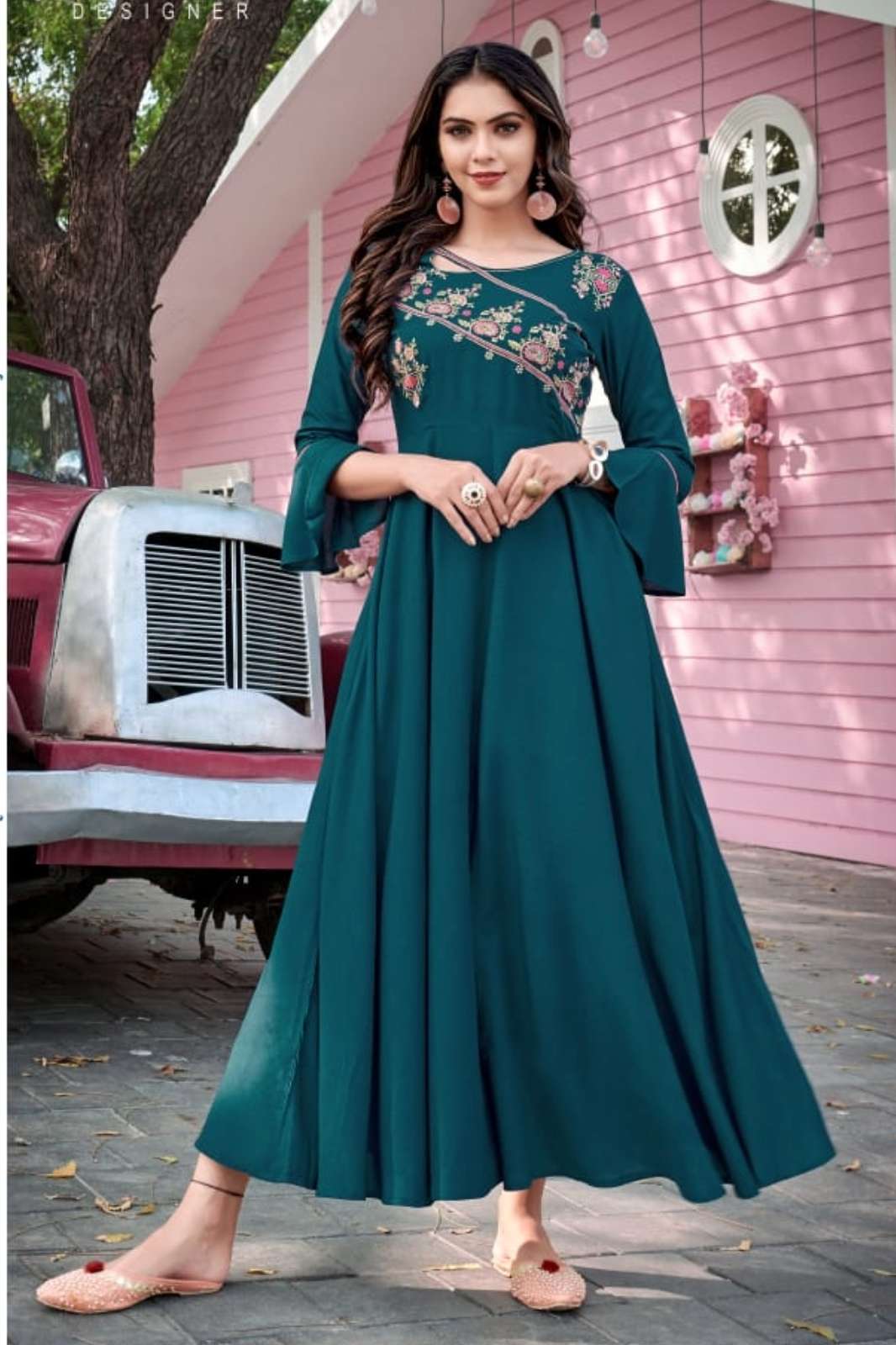 Vardan Designer 6628 Ravia Vol-1 casual wear designer anarkali kurti