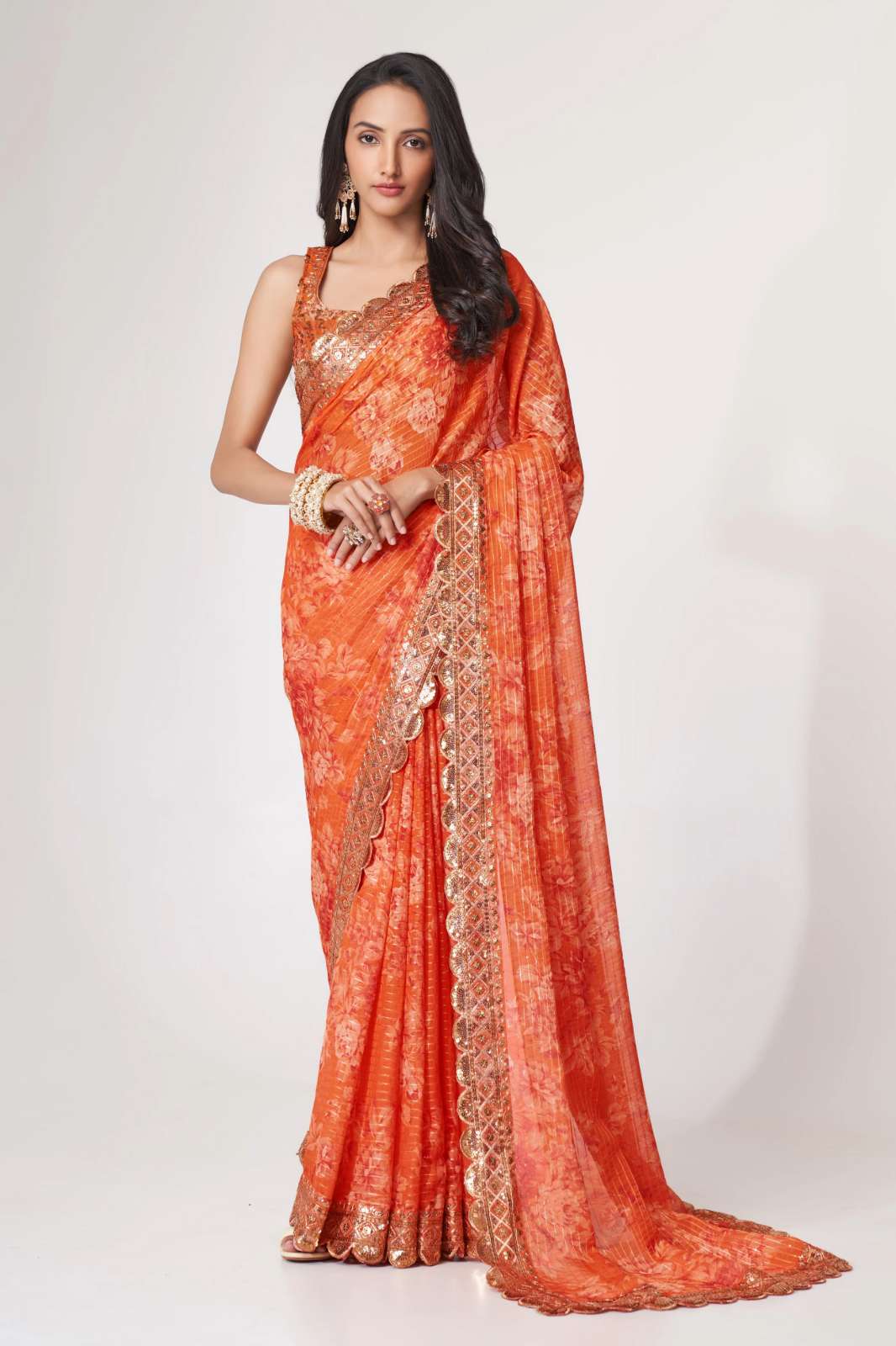 ZEEL 6638 1101, 1102 PARTY WEAR DESIGNER SAREE