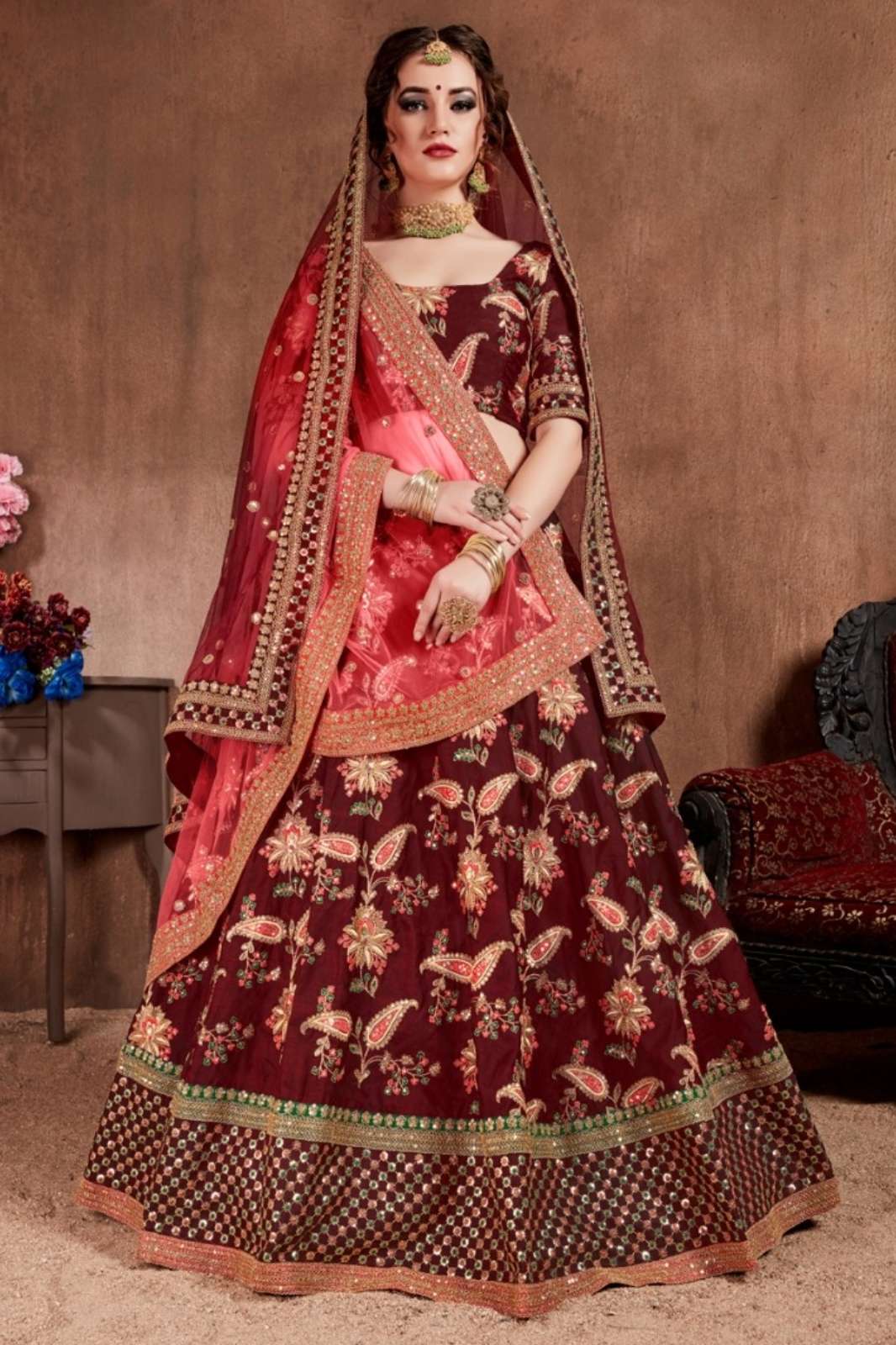 ZEEL 6639 NEO TRADITIONAL VOL-1 WEDDING WEAR DESIGNER LEHENGA CHOLI