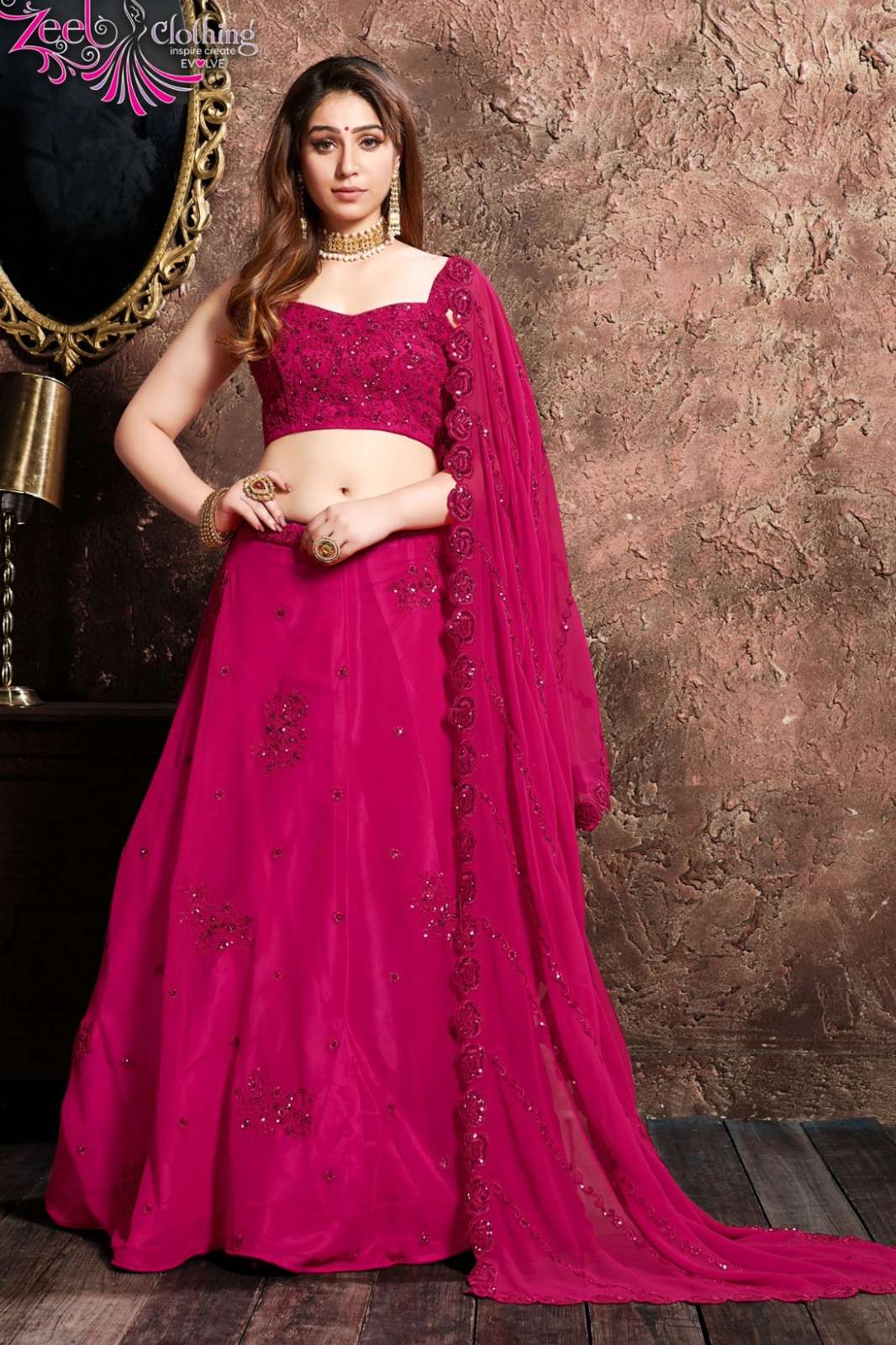 Zeel 6685 NEO ROMANTIC VOL-1 WEDDING WEAR DESIGNER LEHENGA CHOLI