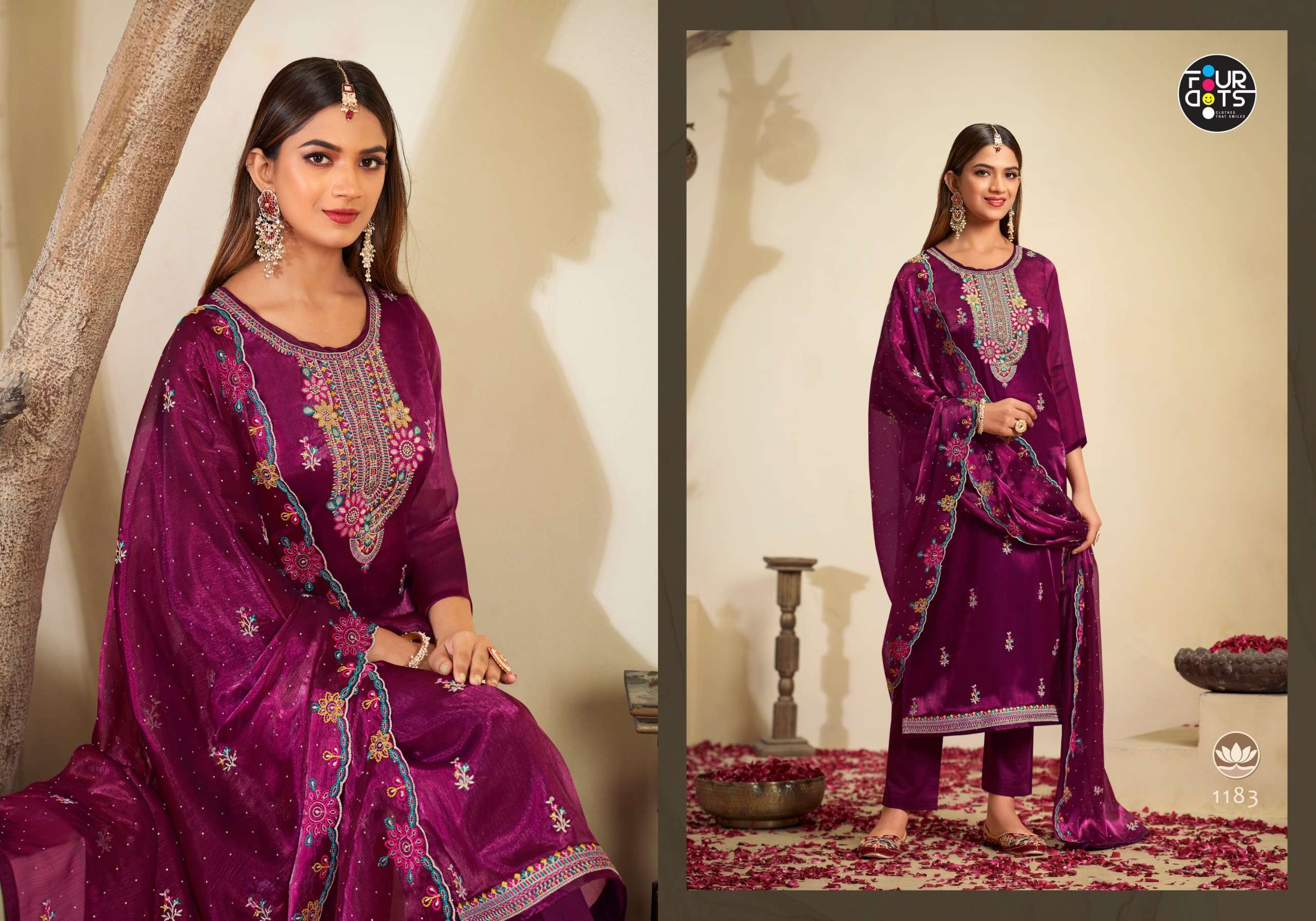 FOURDOTS SEERAT DESIGNER SALWAR SUITS