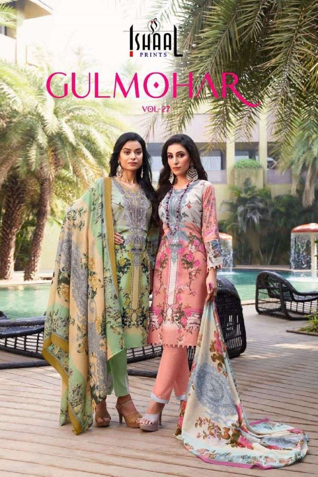 ISHAAL PRINTS GULMOHAR VOL 27 PAKISTANI SALWAR SUITS