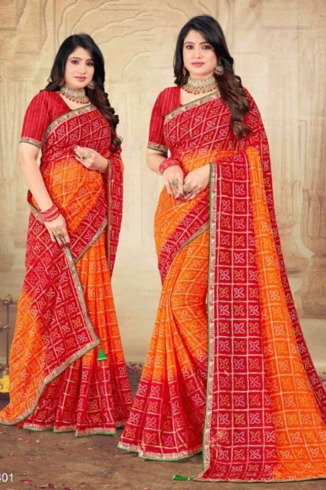 JALNIDHI 7763 SURBHI SAMOSA PIPING DESIGNER GEORGETTE SAREE