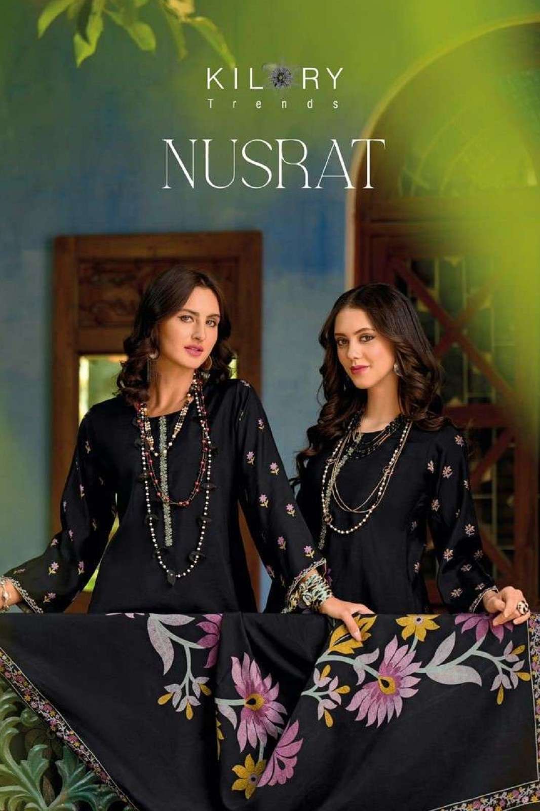 KILORY TRENDZ NUSRAT PAKISTANI BLACK SALWAR SUITS