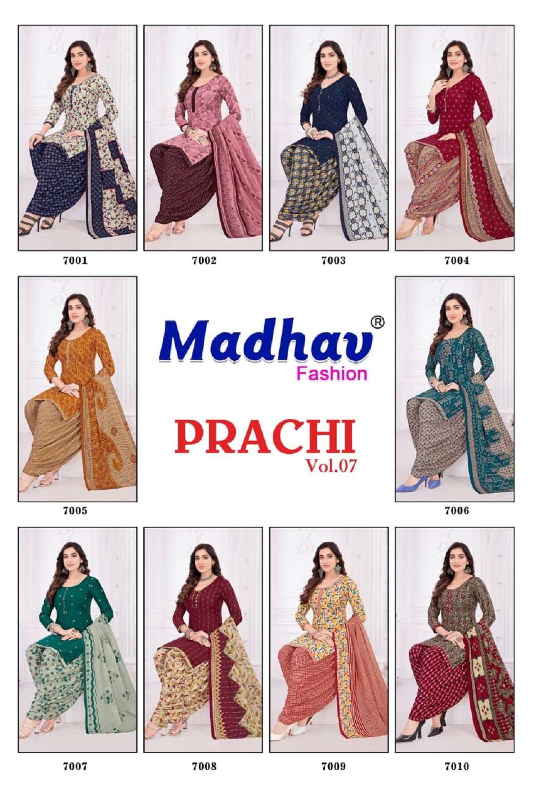 MADHAV FASHION PRACHI VOL 7 COTTON COLLECTION