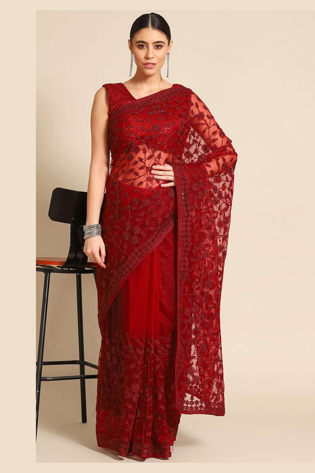 MAHOTSAV 7146 KALAMKARI HITS PARTY WEAR DESIGNER SAREE