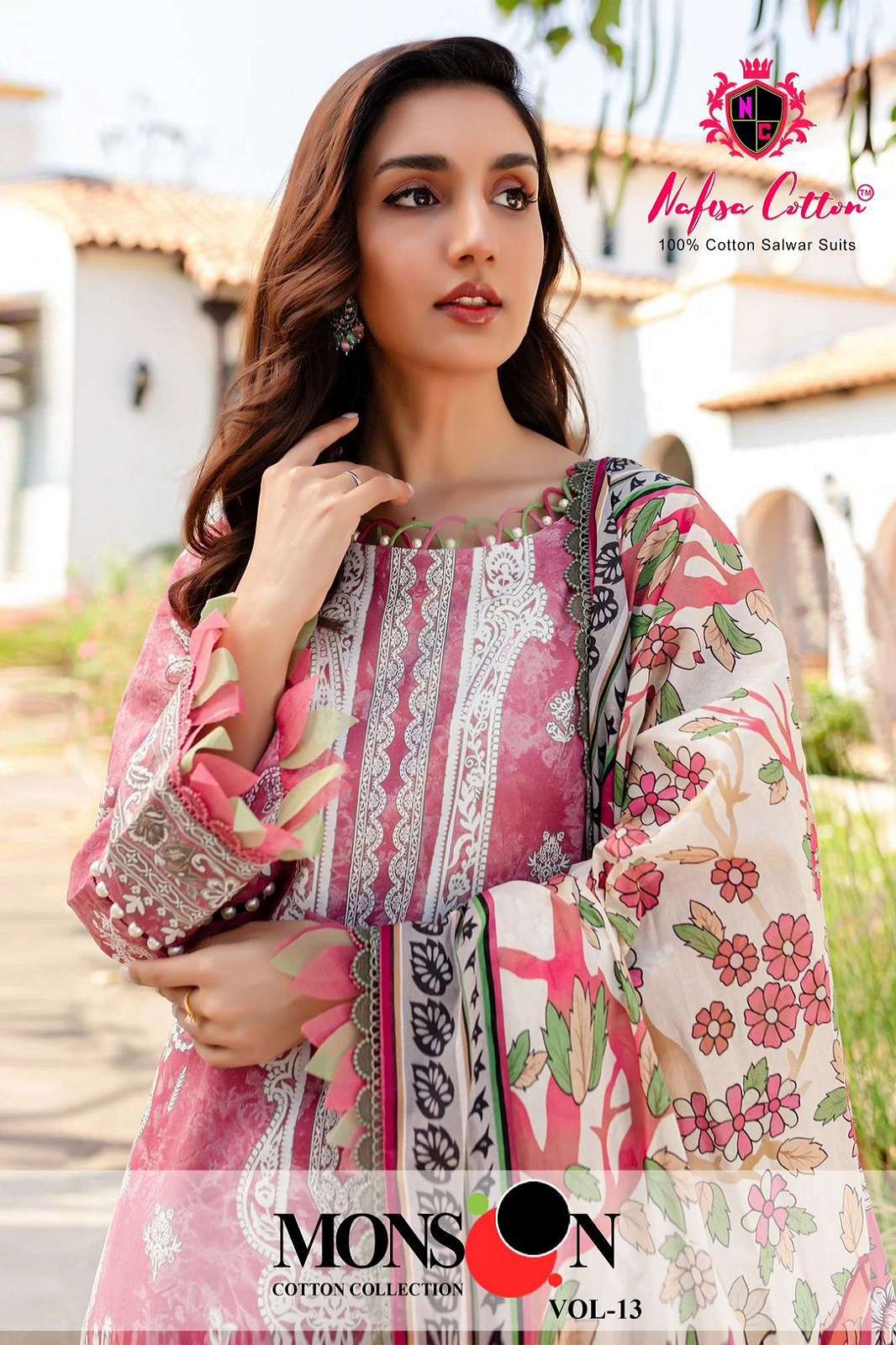 NAFISHA MONSOON COTTON COLLECTION VOL 13 PAKISTANI SALWAR SUITS