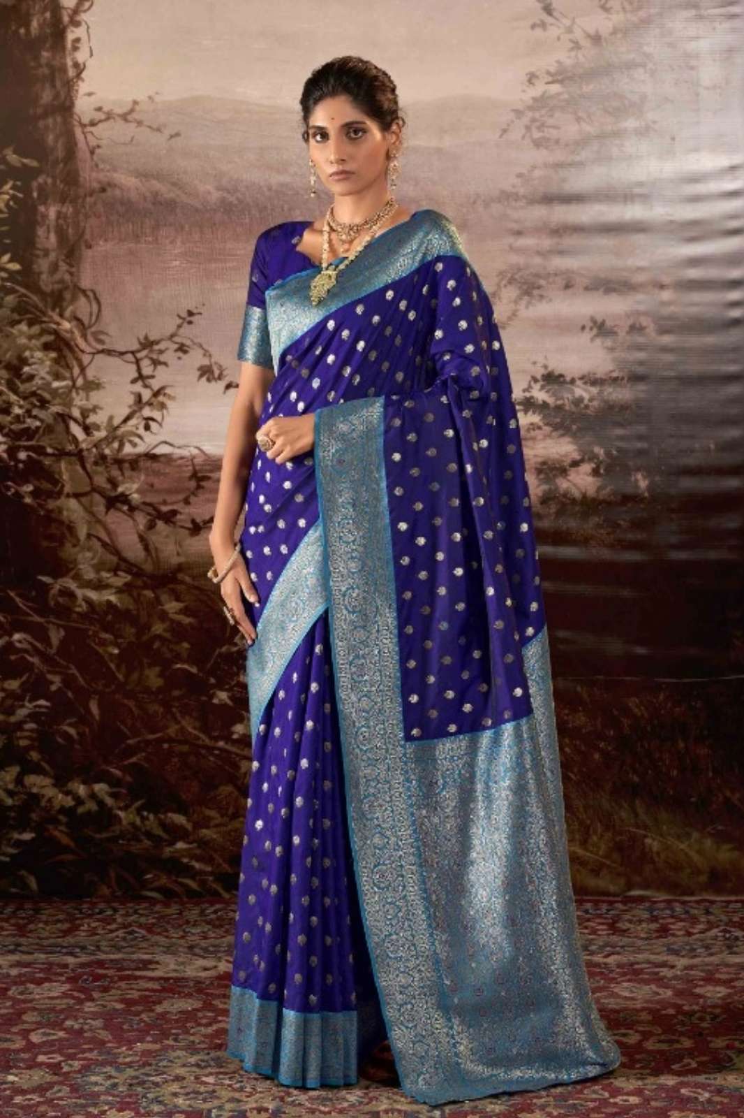 Rajpath 7220 SINDHOORA SILK WEAVING WORK DESIGNER BANARASI SILK SAREE