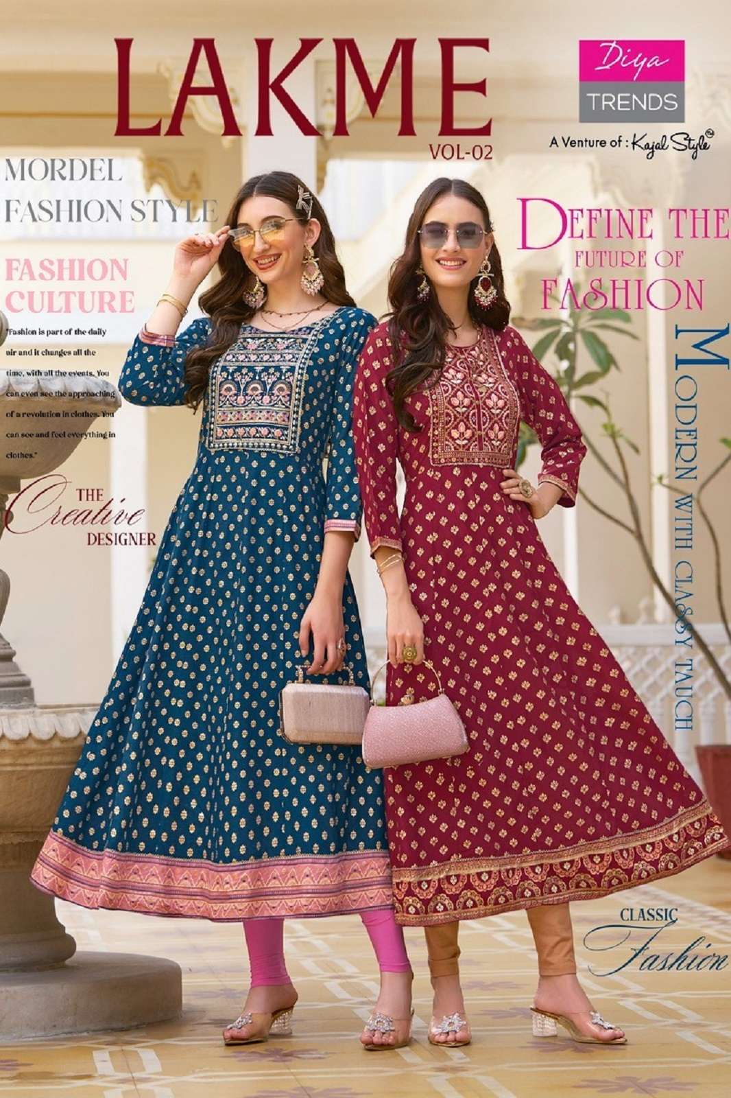 READY TO WEAR ANARKALI KURTIES BY DIYA TRENDS LAKME VOL 2