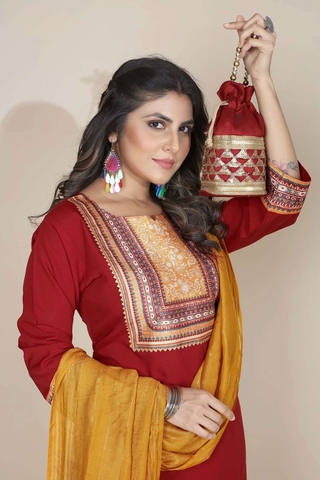 Seamore 7710 Pooja Plus 2 Casual Wear Designer Kurti Set