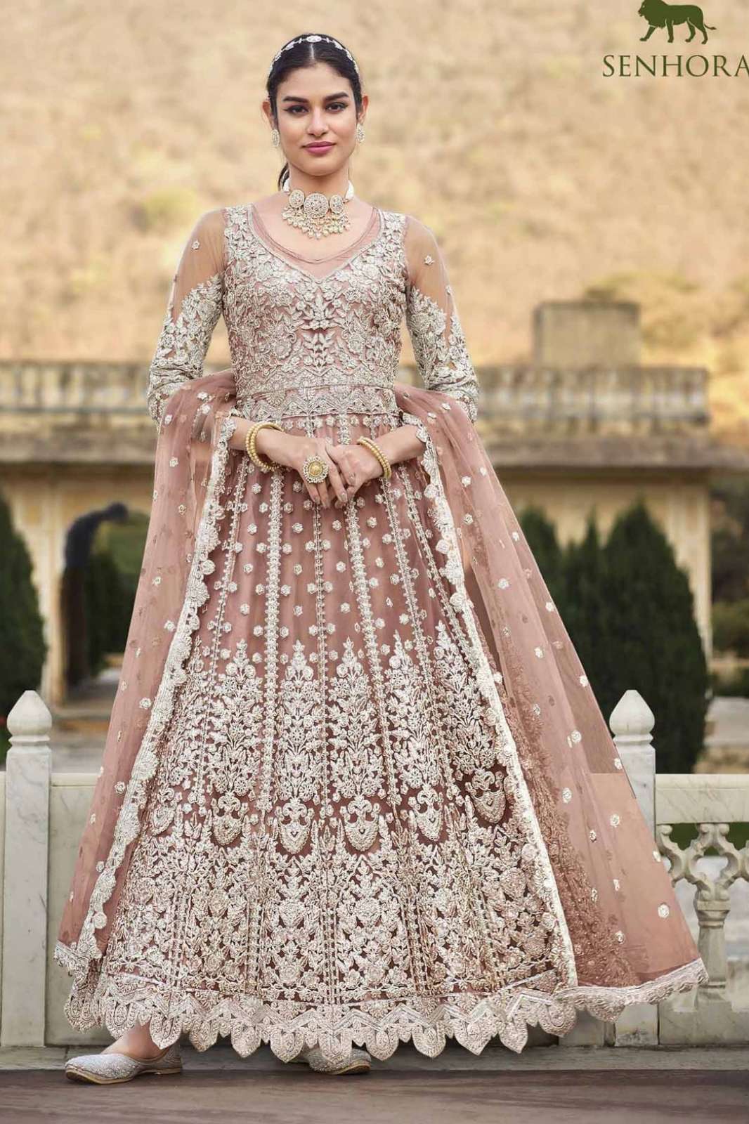 SENHORA 7497 SENHORA ANOKHI NX Beautifull Embroidered Designer Party Wear & Wedding Wear Gown