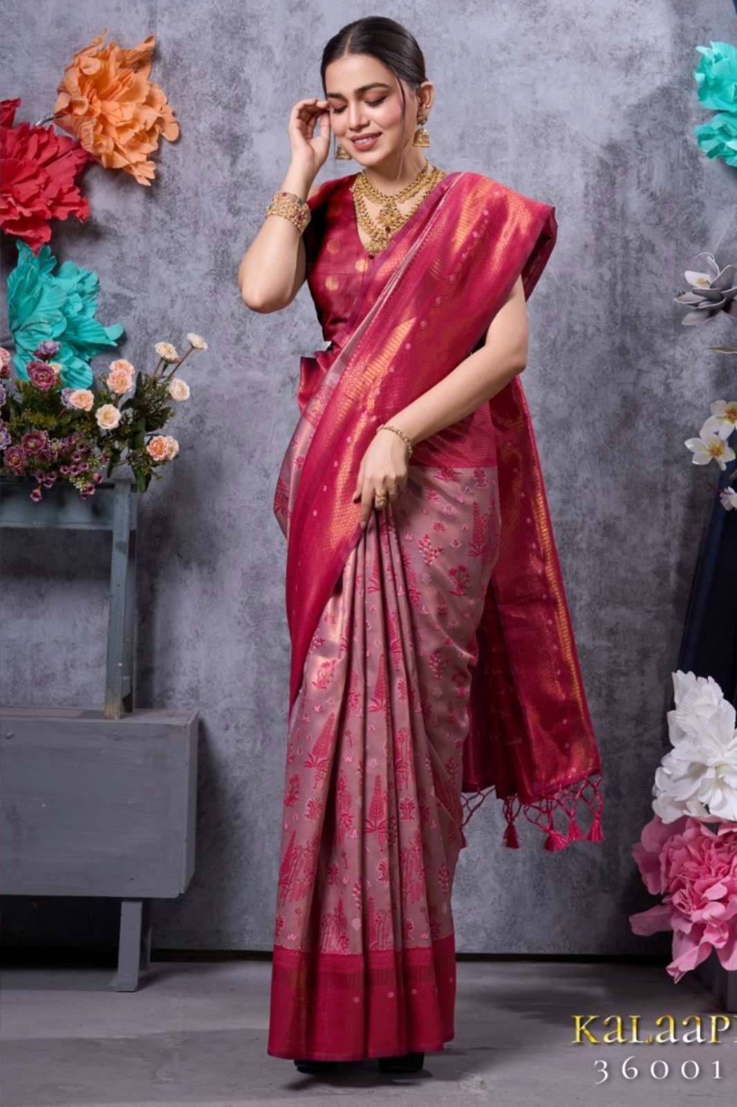 Sethnic 7673 Kalaapi Designer  weaving Kanjivaram Soft Silk Saree