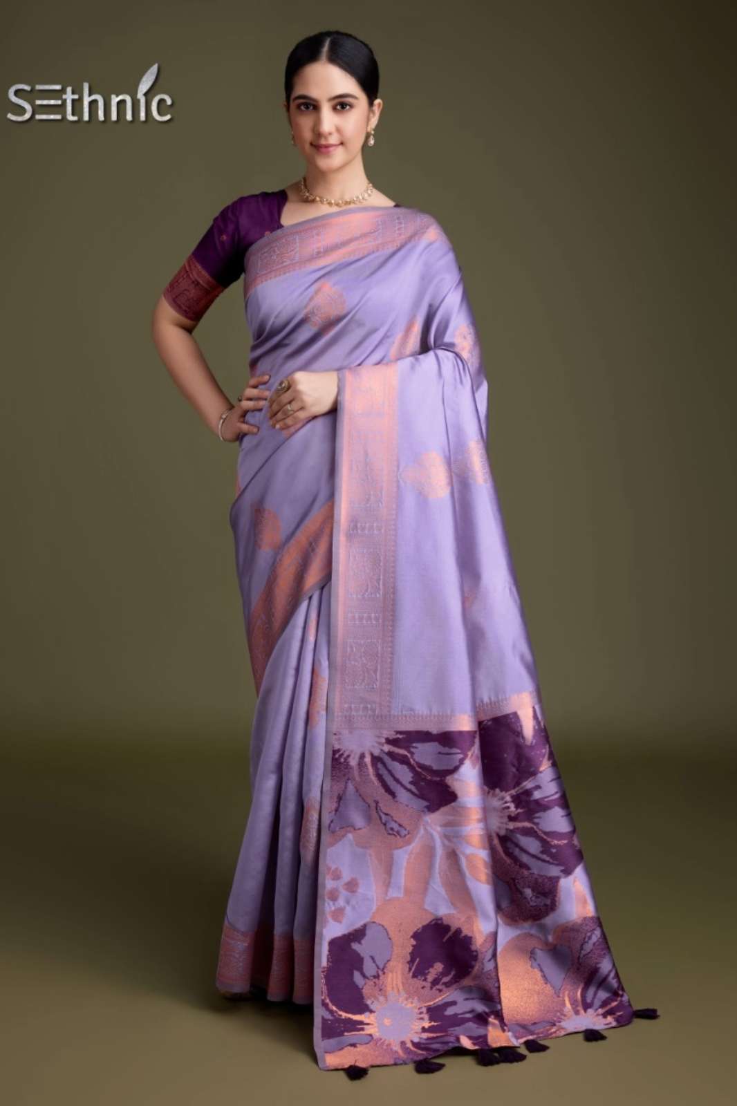 Sethnic 7717 Silkera (35001 TO 35009) Digital weaving Designer Soft Banarasi Silk Saree