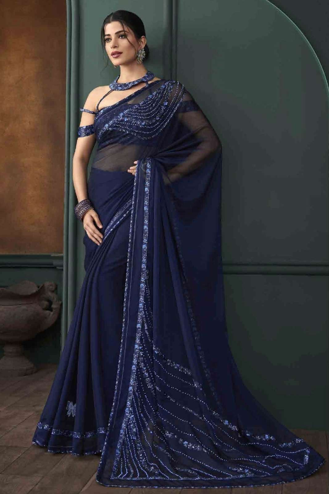 SHASHVAT 7702 FEEZA VOL-04 Party Wear Designer Fancy Saree