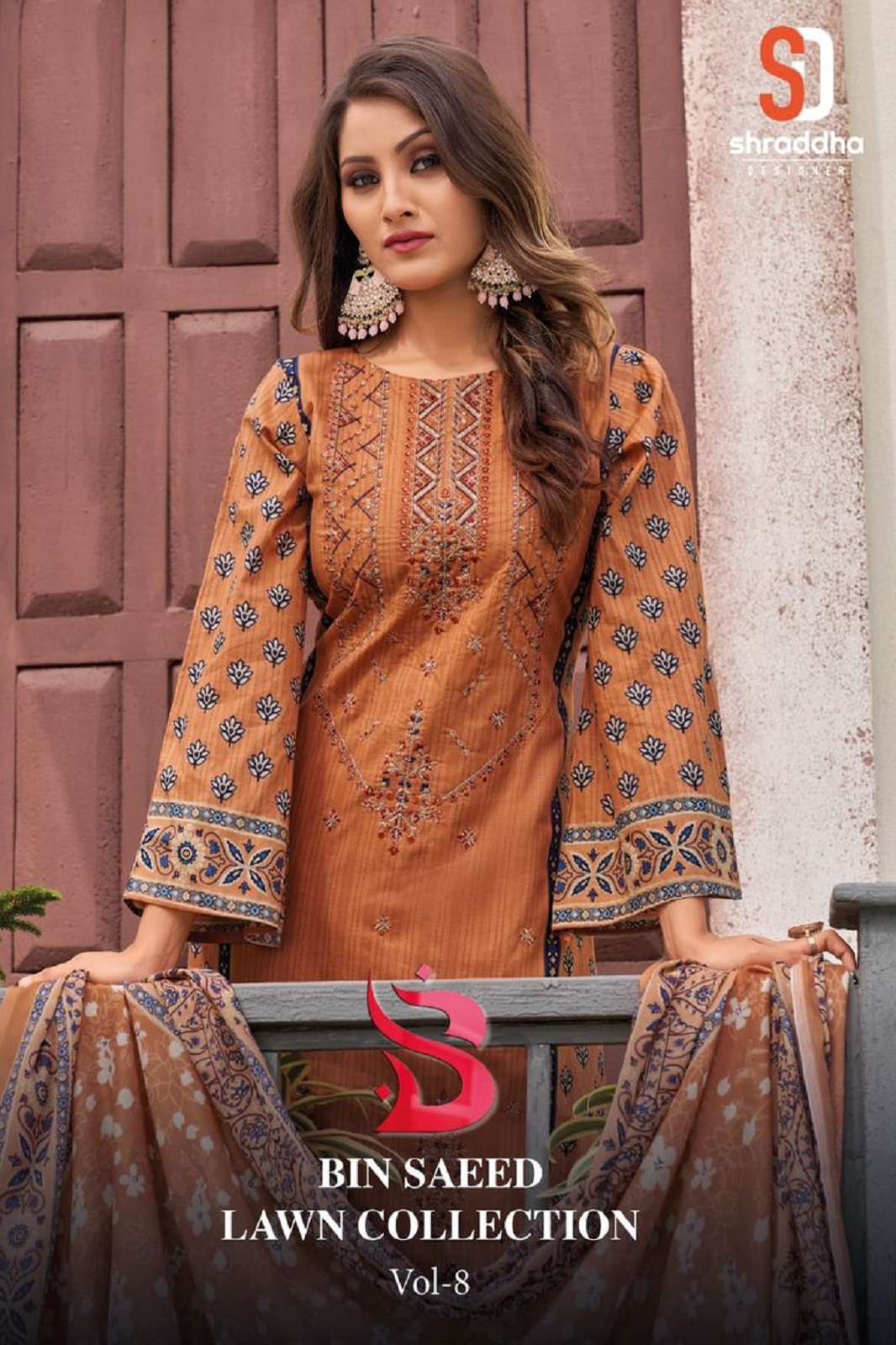 SHRADDHA DESIGNER BIN SAEED VOL 8 NX PAKISTANI COLLECTION