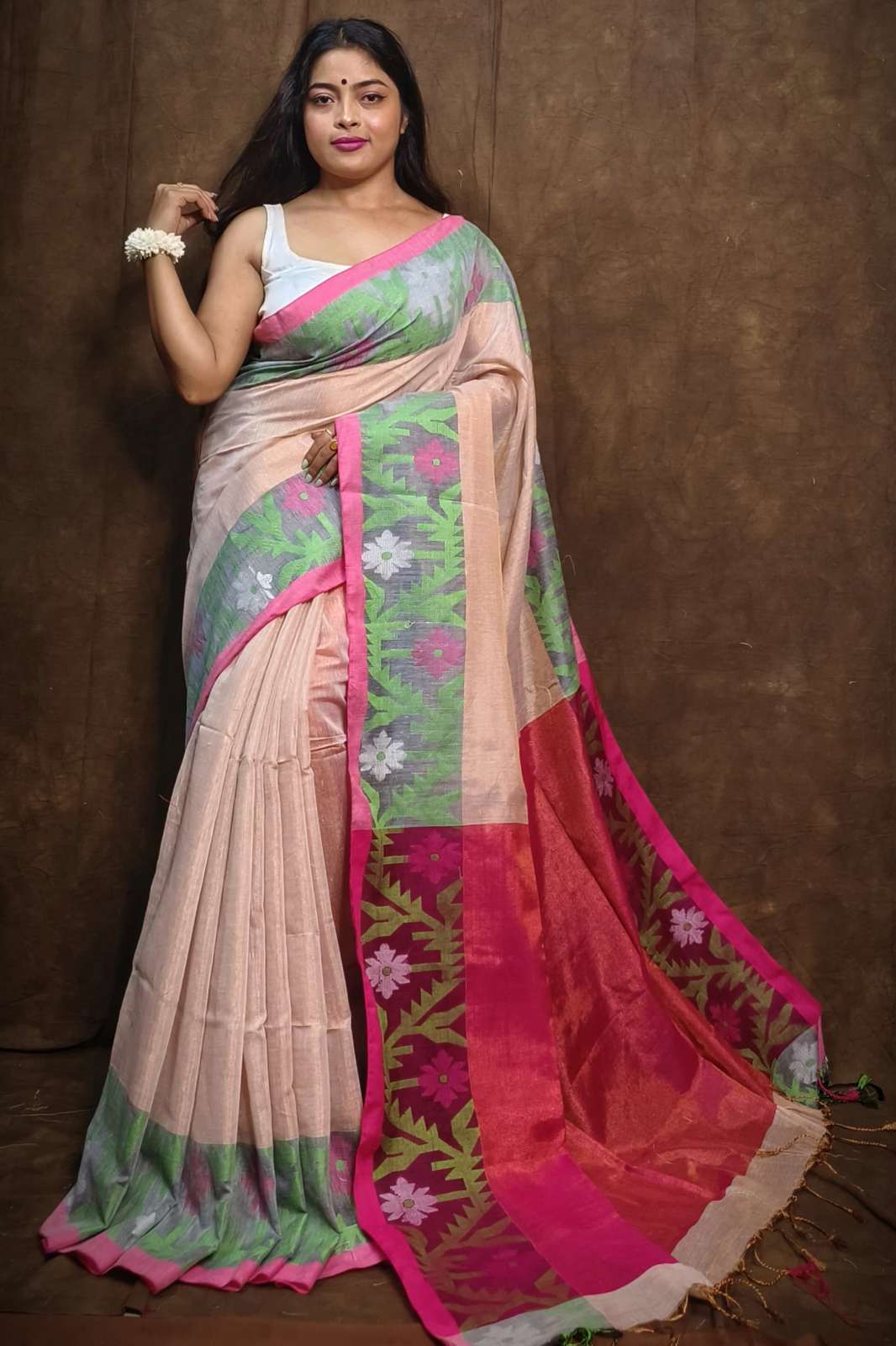 SHRI BALAJI EMPORIUM 956n Printed Designer Cotton Handloom Saree