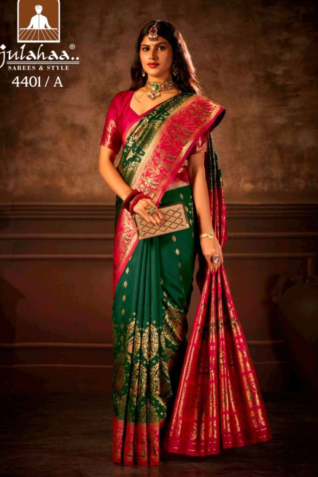 SHRI BALAJI EMPORIUM Beautiful Designer Julahaa Handloom Saree