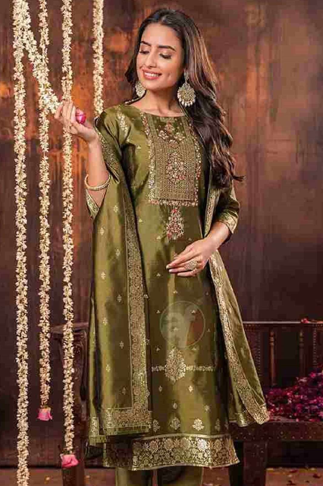 SILK AFFAIR VOL 3 BY ANJU FAB READY TO WEAR ANARKALI KURTIES