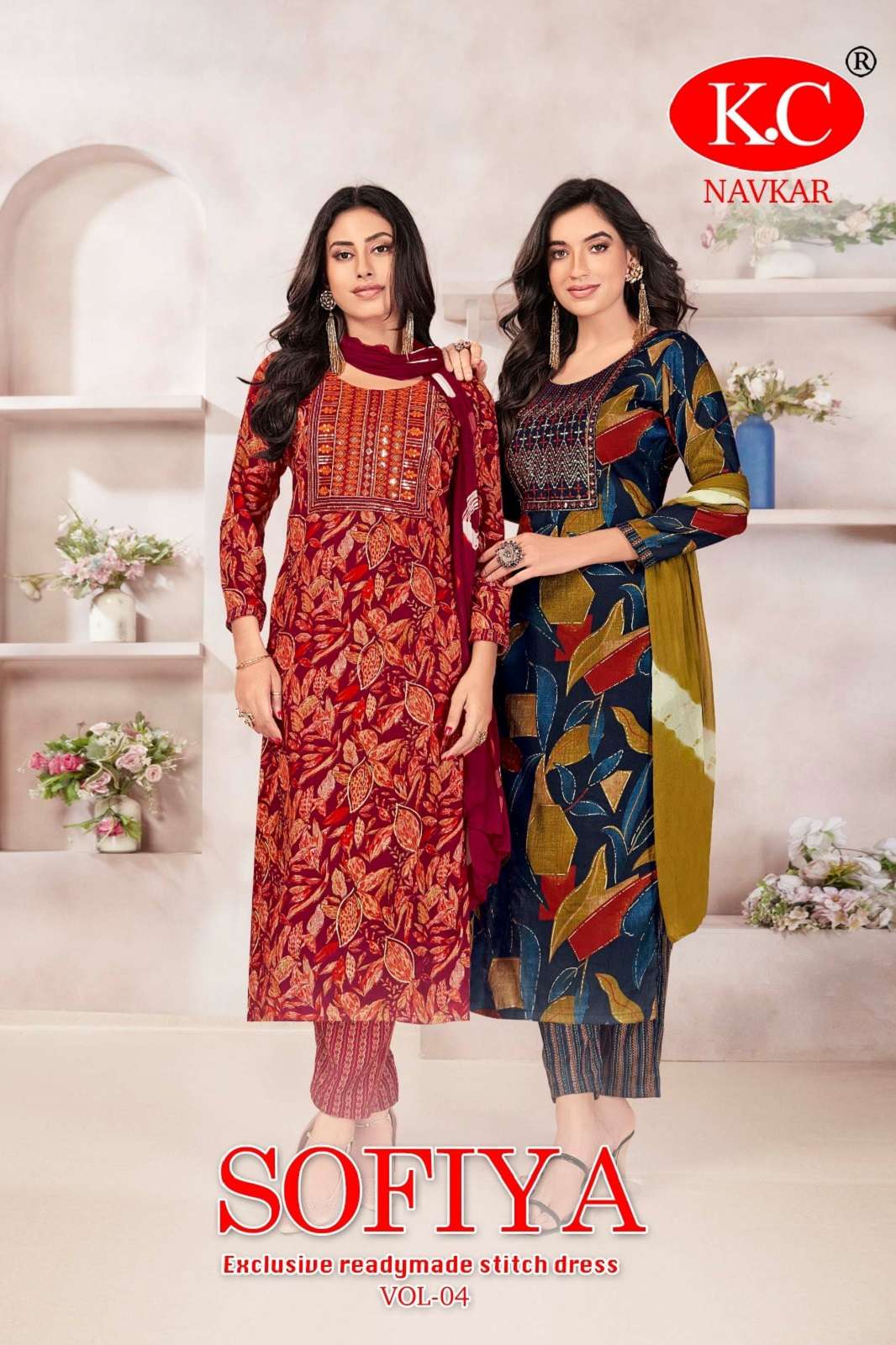 SOFIYA VOL 4 BY NAVKAR READY TO WEAR KURTIES