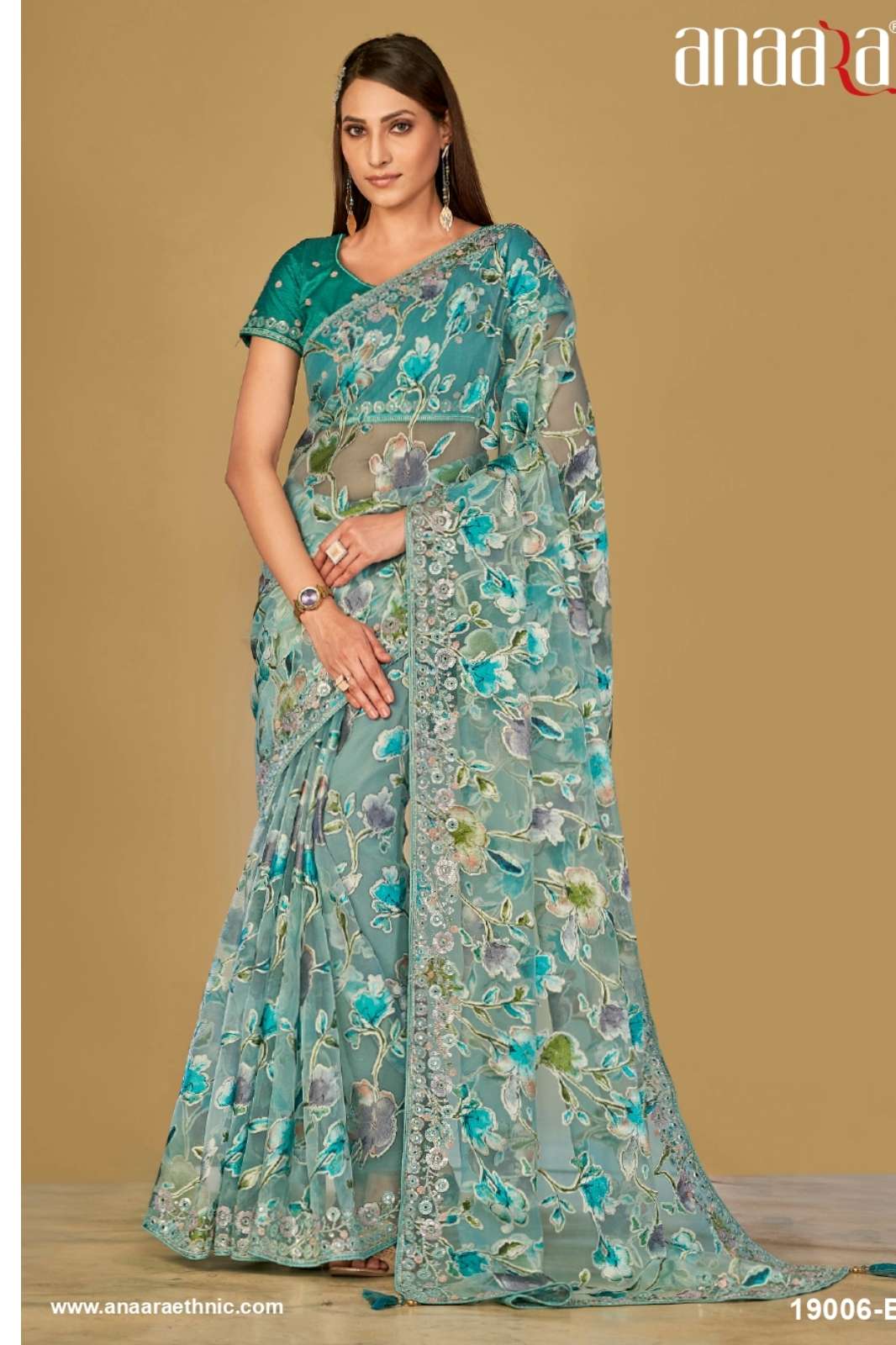 Tathastu 7127 Anaara(19000 Hit Colours) Soft  Organza Brasso With Beautiful Printed Designer Saree 