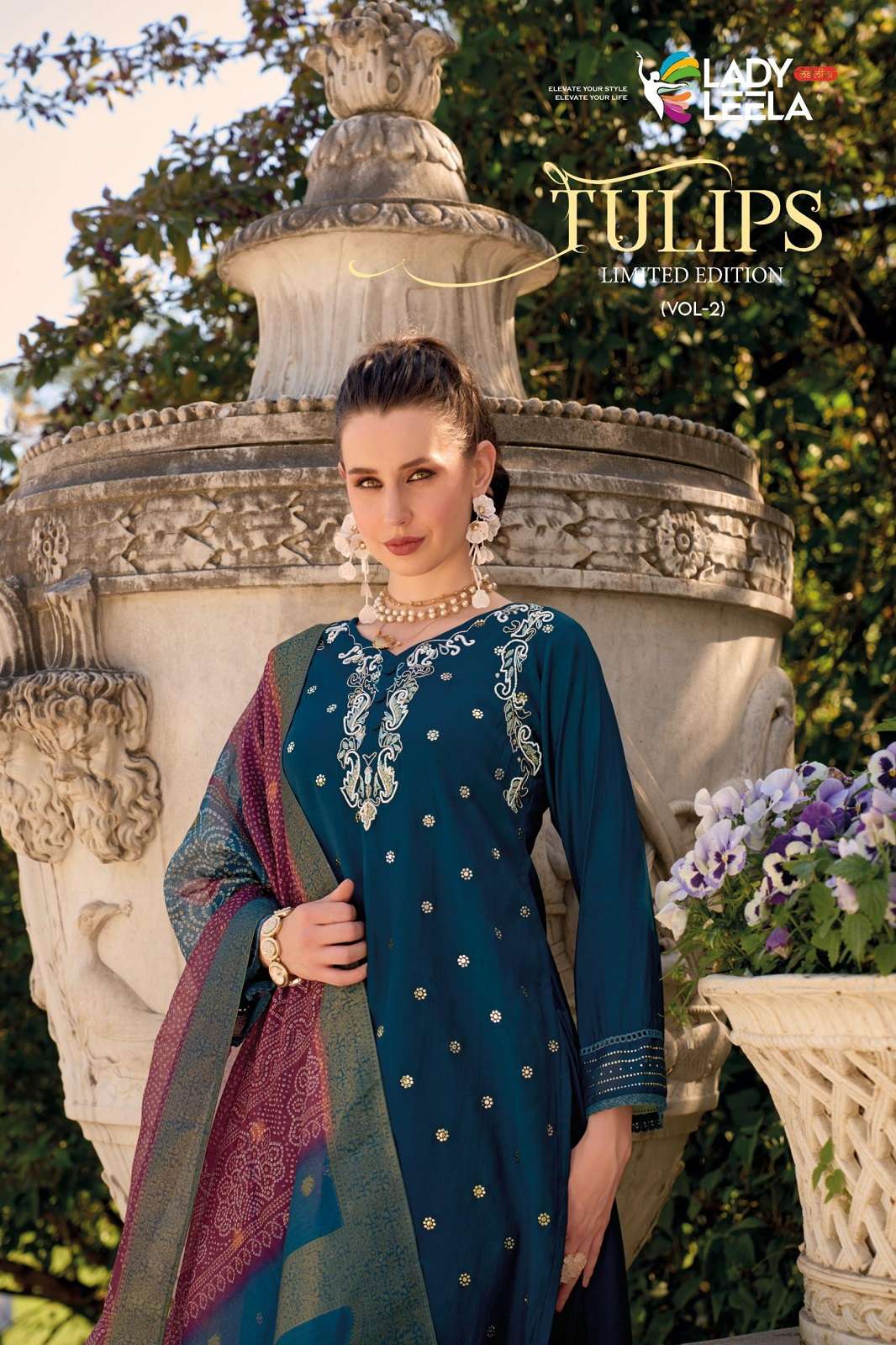 TULIPS VOL 2 BY LADY LEELA READY TO WEAR ANARKALI KURTIES