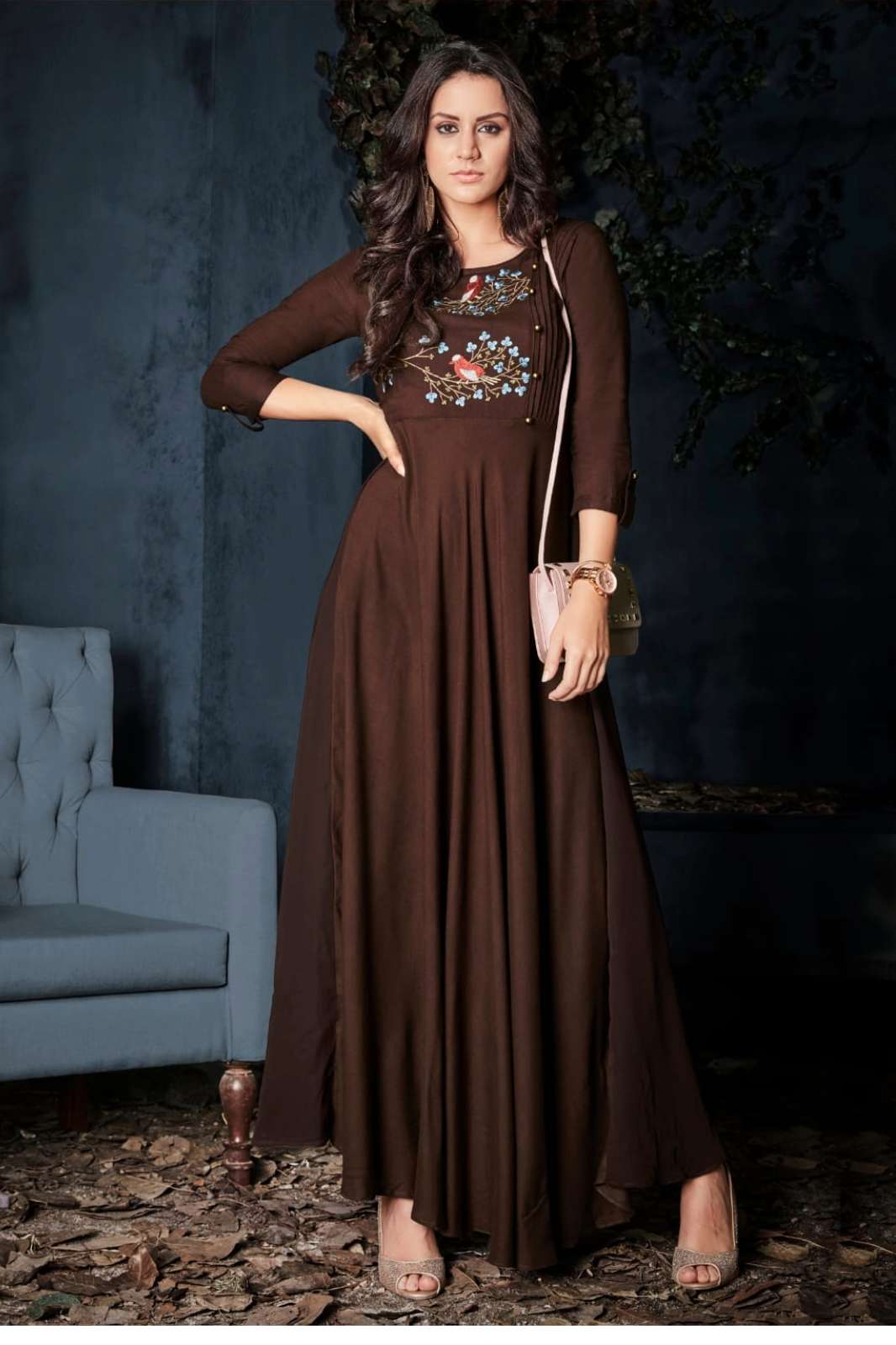 Vardan Designer 7367 Gulnaz Vol-1?? Party Wear Gown Style Designer  Heavy Rayon Long  Kurti