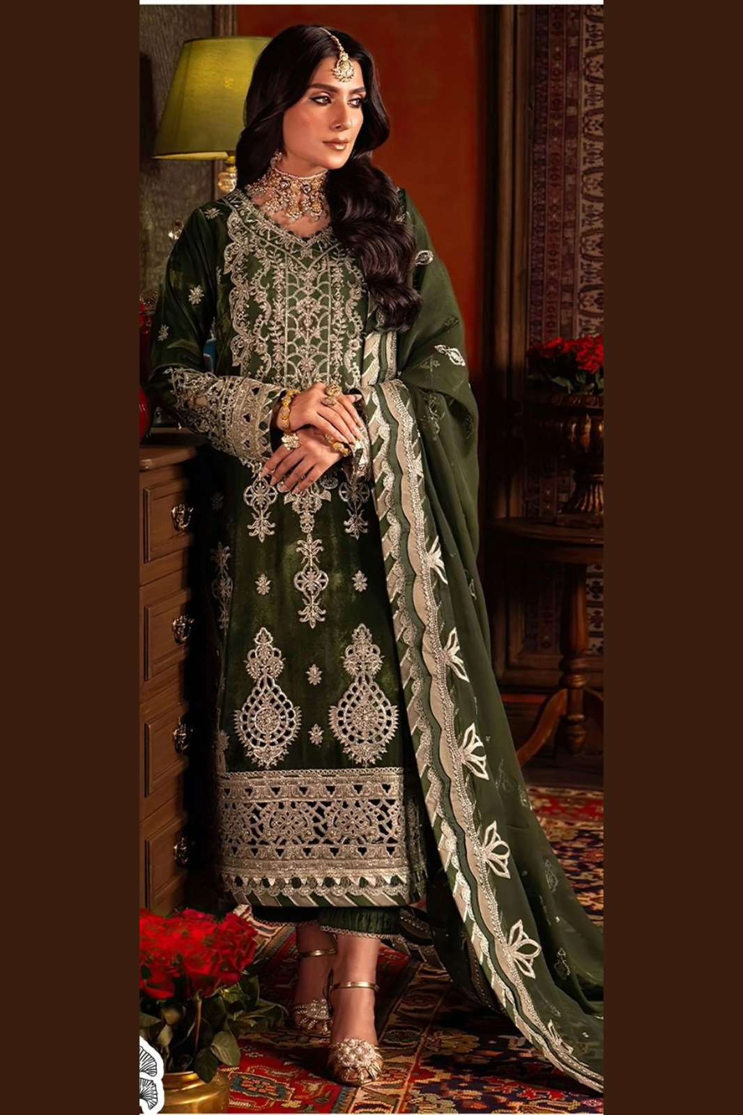 ZAHA 310q KHUSBOO_VOL-9 Semi Stitched Heavy Georgette Embroidered Designer Pakistani Suit