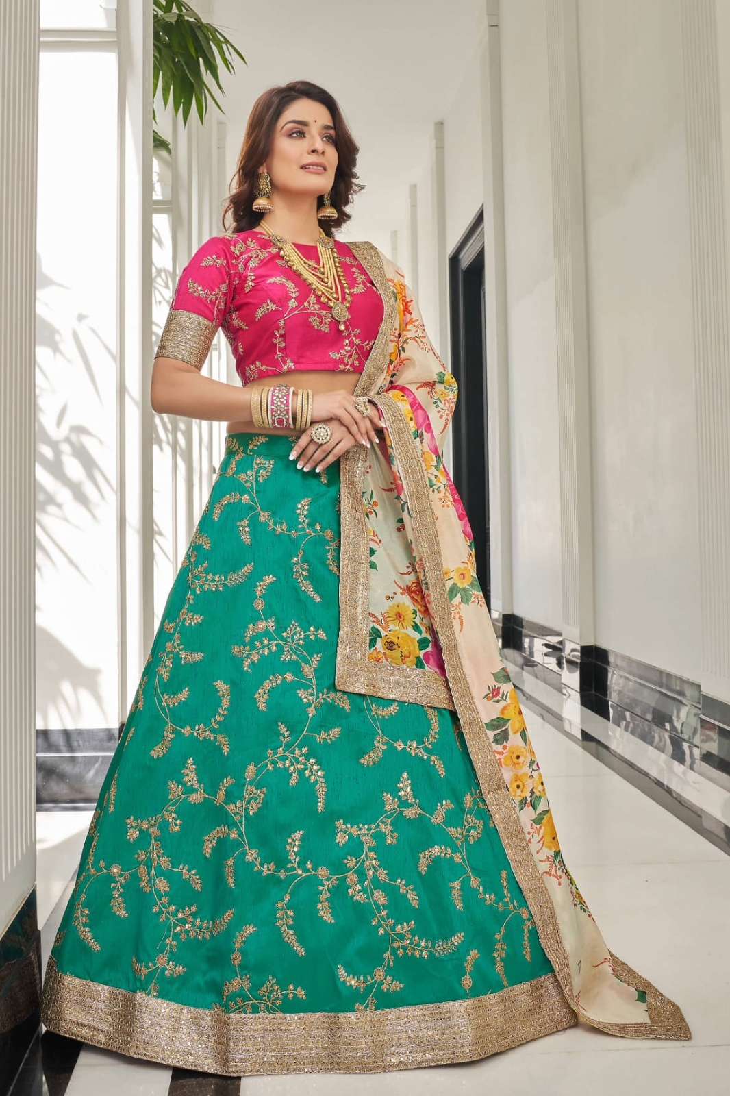 ZEEL 7777 CULTURAL VOL-2 DESIGNER ART SILK LEHENGA CHOLI