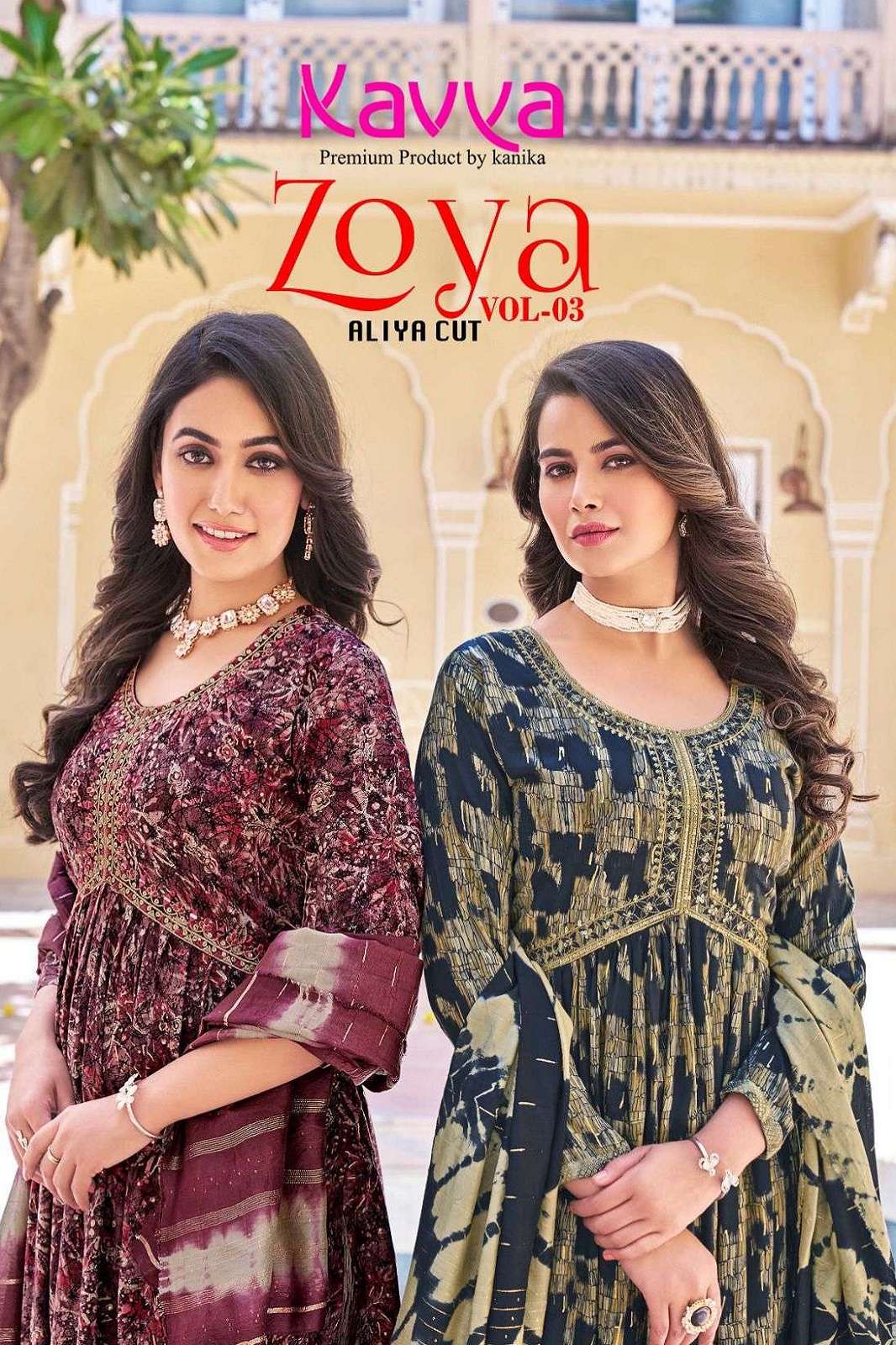 ZOYA VOL 3 BY KAVYA READY TO WEAR ALIYA CUT KURTIES