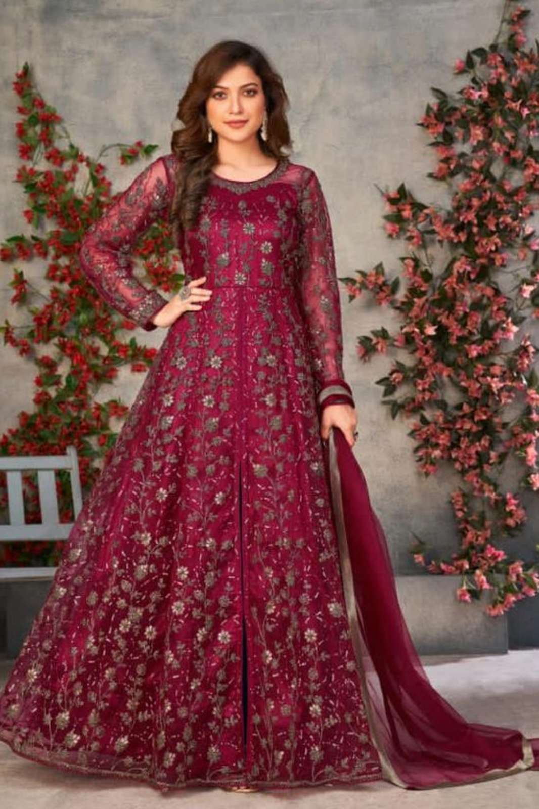 ANJUBAA 7886 ANJUBAA VOL-4 Designer Party wear Anarkali Style Suit 