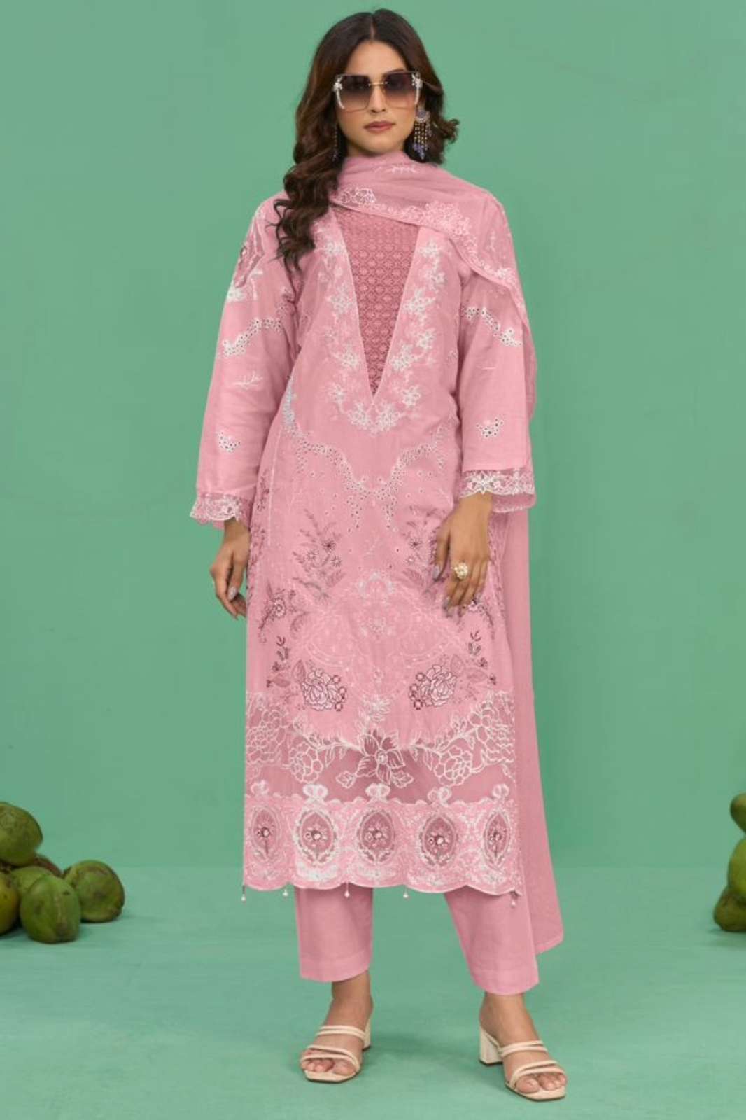 COSMOS 304r 05 Beautiful Designer Festival Style Pure Lawn cotton Pakistani Suit