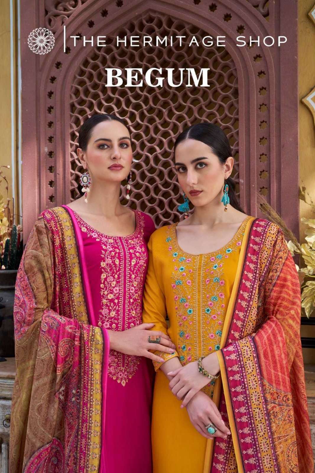 HERMITAGE CLOTHING BEGUM VOL 2 PAKISTANI SALAWAR SUITS