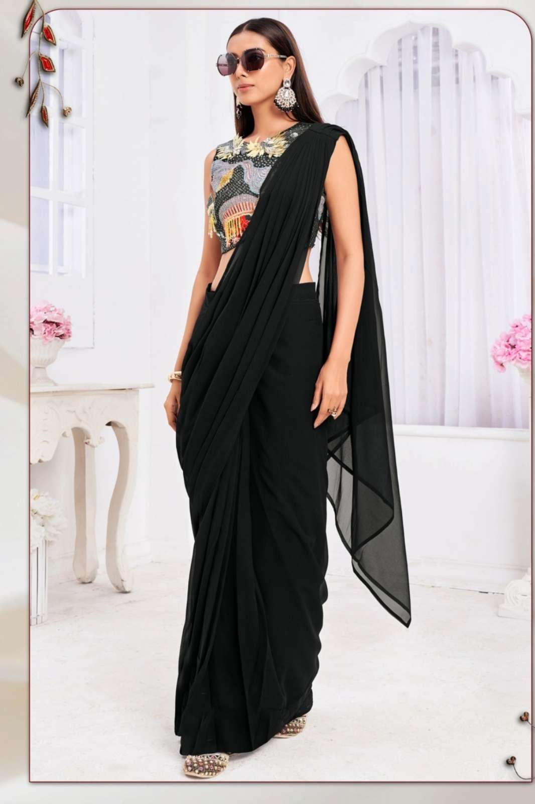 Jivora 7853 Angel-2900 ( Ready To Wear Saree) Party Wear Designer Ready To Wear Saree